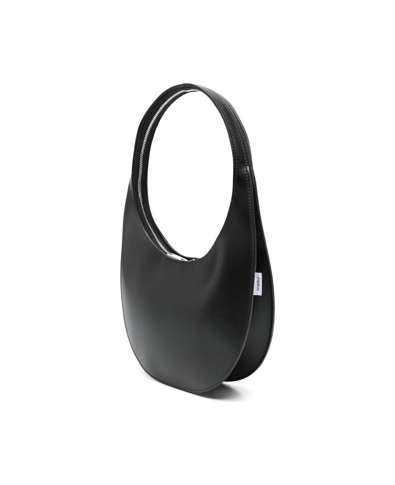 Coperni Swipe Leather Shoulder Bag - Black