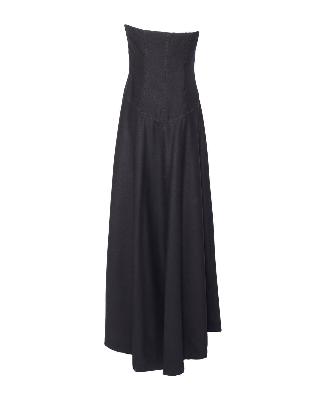 Alberta Ferretti Long Dress - BLACK