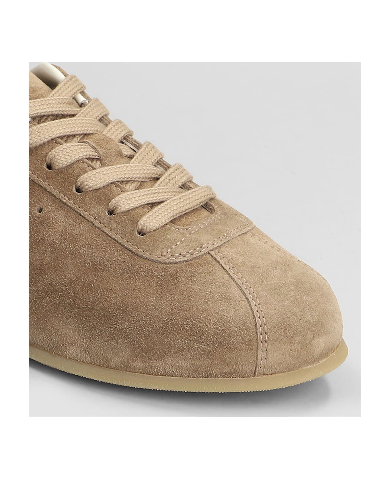 Common Projects Driving Shoe Sneakers In Taupe Suede - taupe