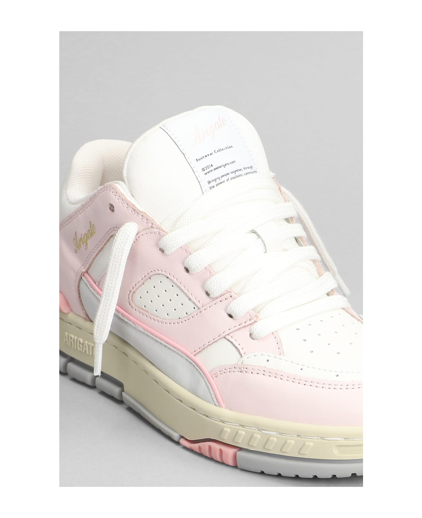 Axel Arigato Area Lo Sneaker Sneakers In Rose-pink Leather - rose-pink スニーカー