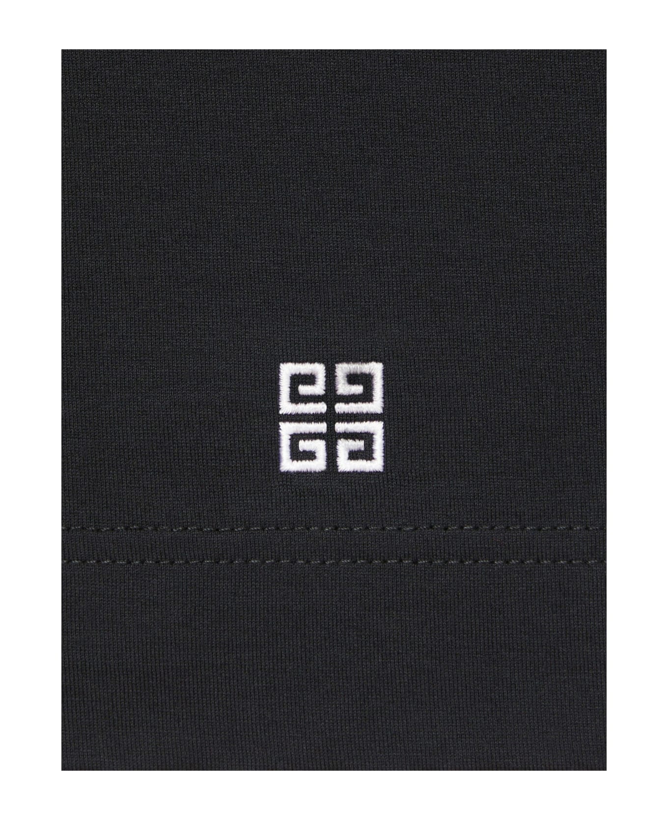 Givenchy Casual Short Sleeve Front Pocket Base - Black