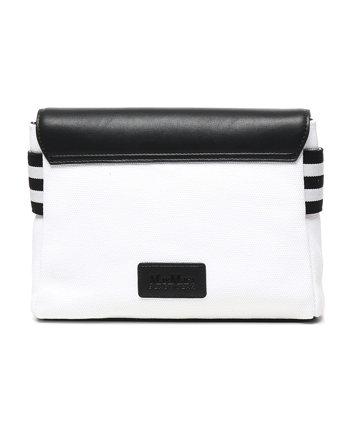 Max Mara Canvas Clutch Bag "opice" - White