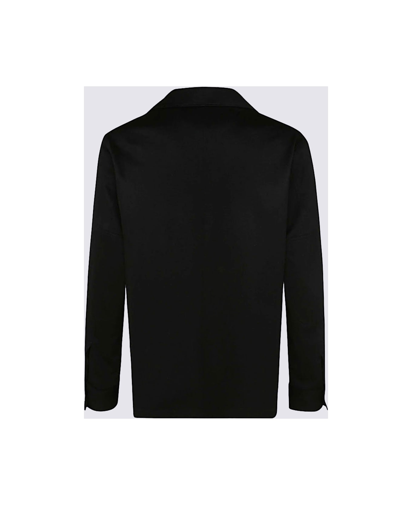 Zegna Black Wool Casual Jacket - Black