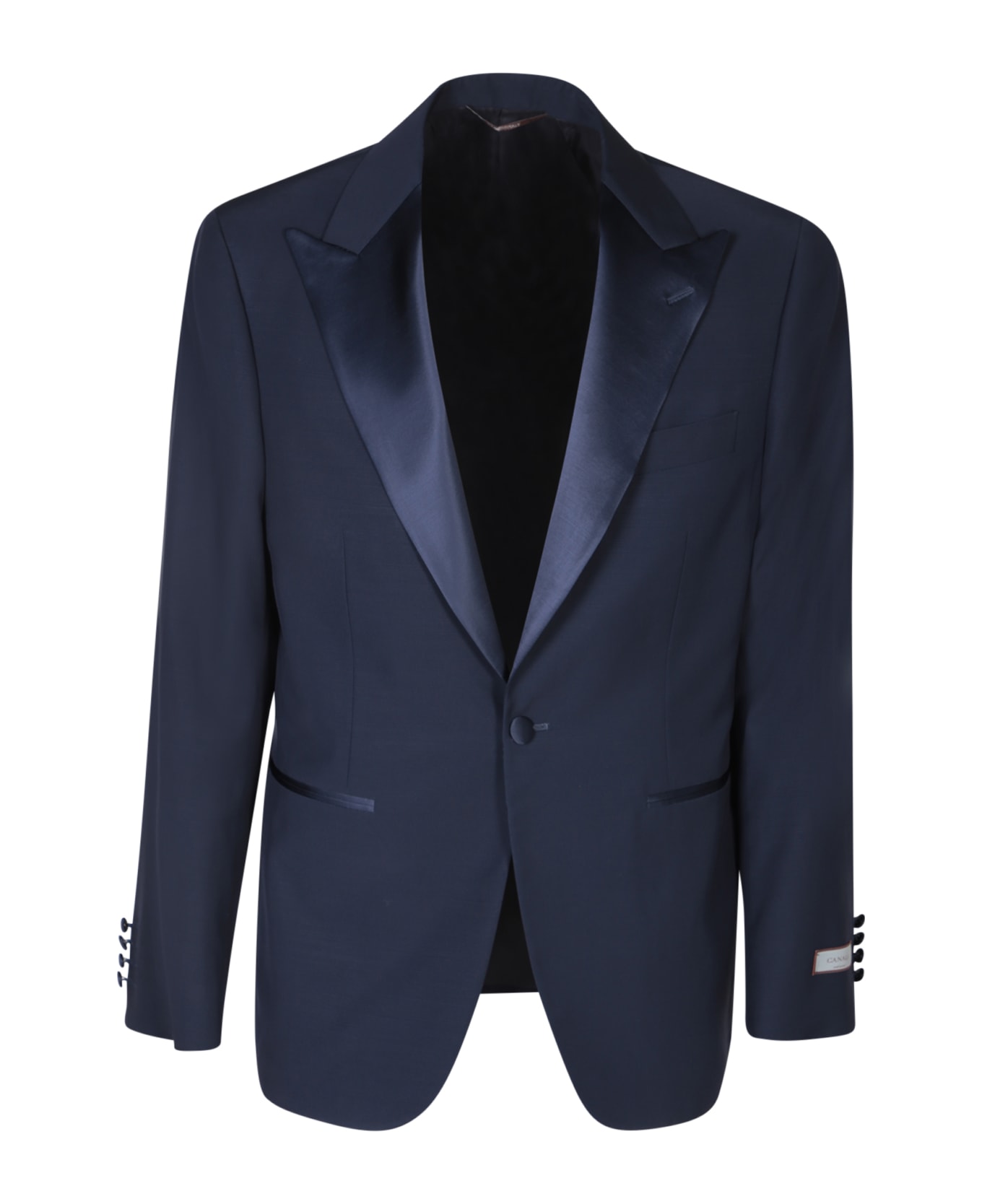 Canali Single-breasted Blue Smoking - Blue スーツ