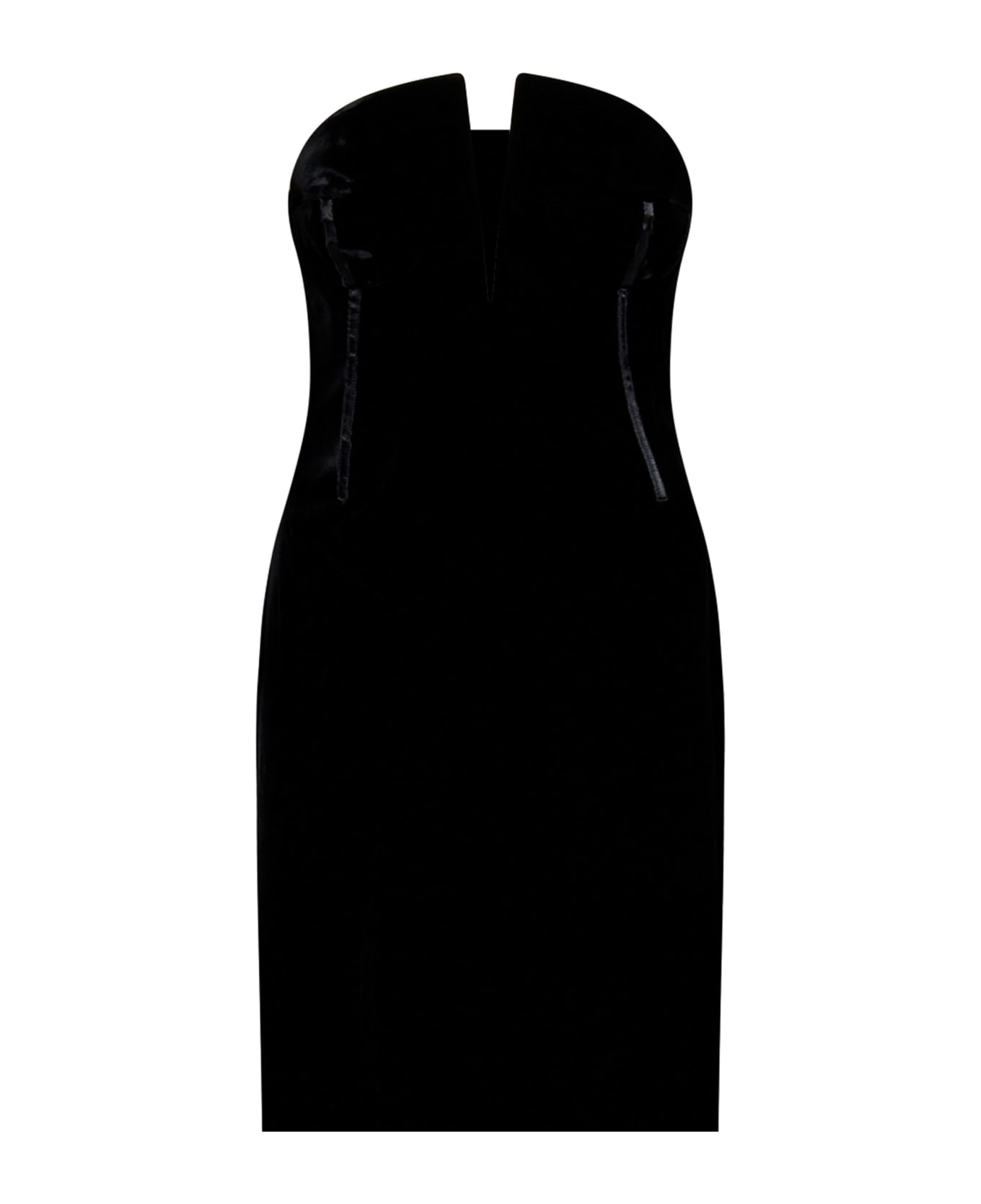 Tom Ford Velvet Evening Dress - Black
