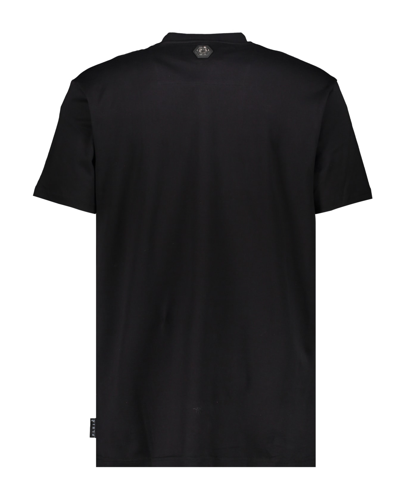 Philipp Plein Printed Cotton T-shirt - black