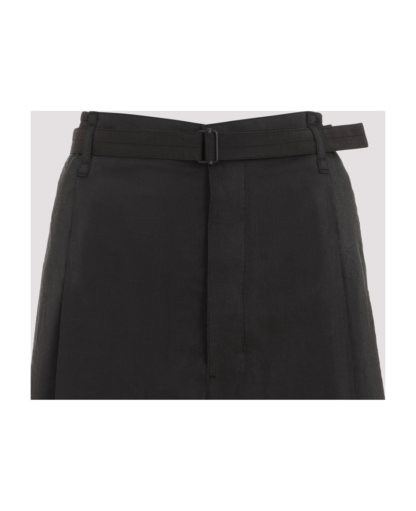 Lemaire Belted Relaxed Pants - Dark Espresso