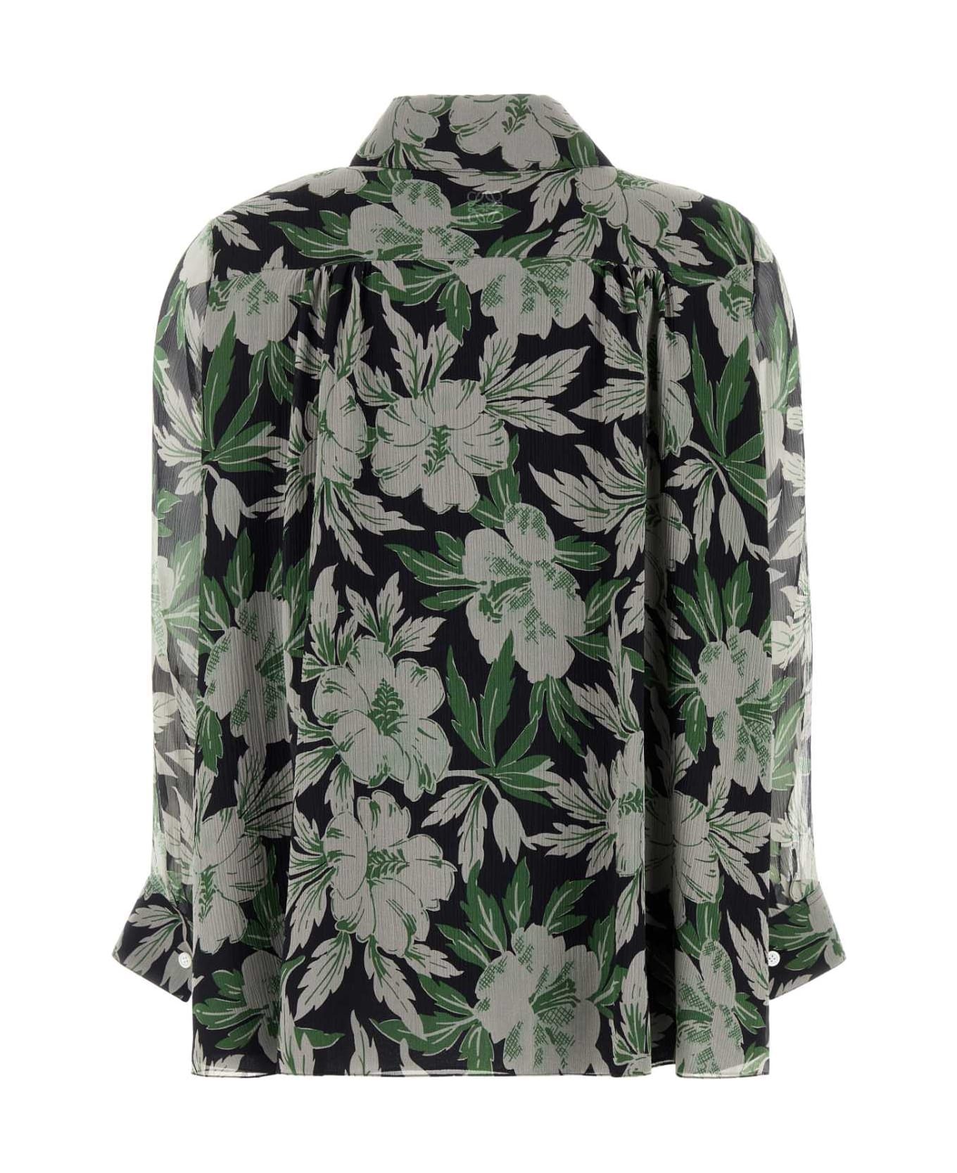 Loewe Printed Silk Shirt - MULTICOLOR シャツ