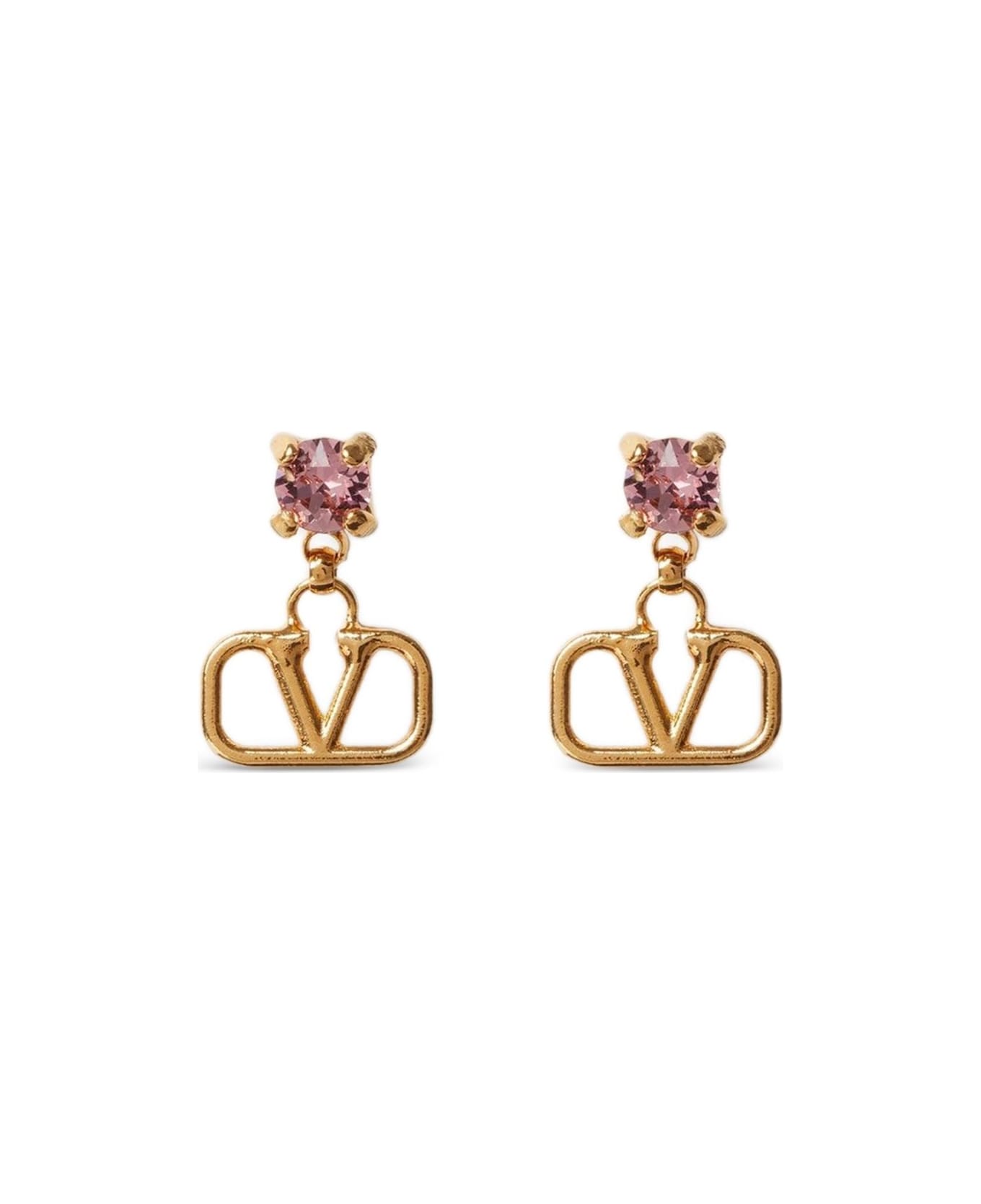Valentino Garavani Vlogo Earrings - Golden