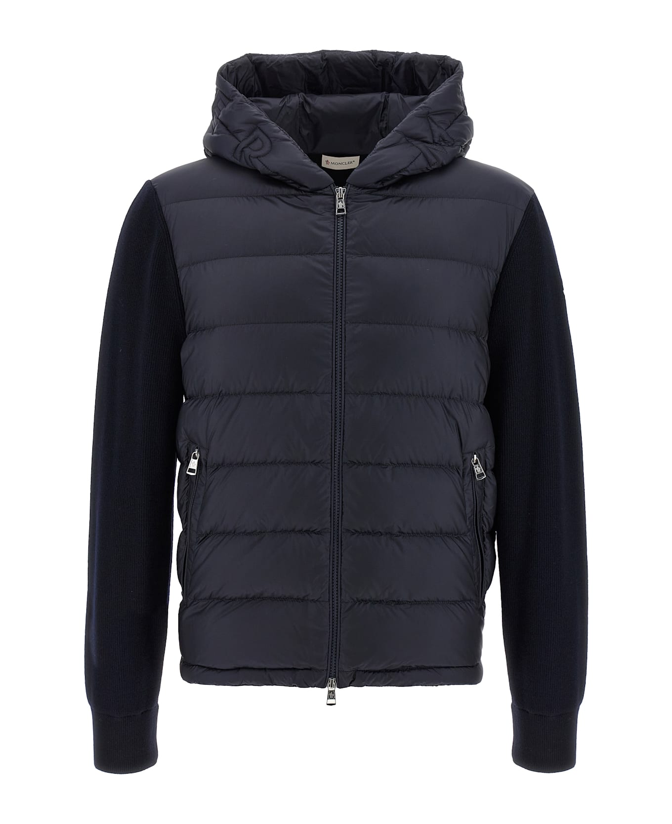 Moncler Wool Hoodie - Blue