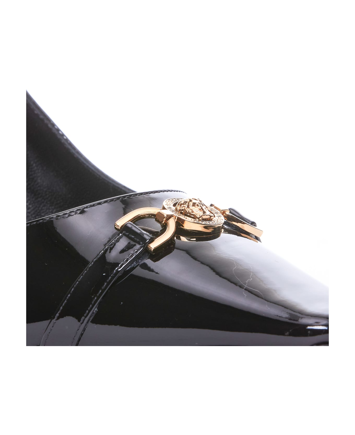 Versace Gianni Ribbon Decollete' - Black