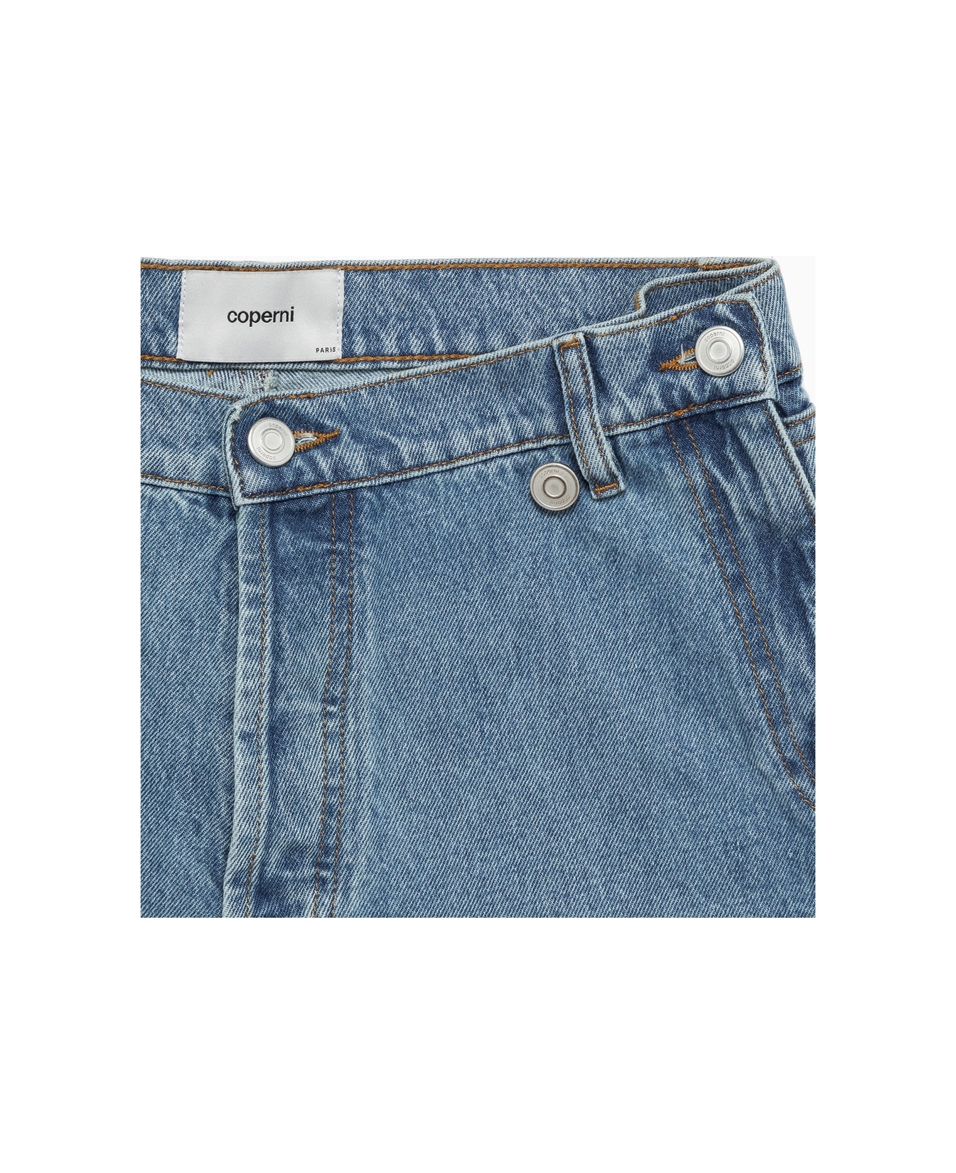 Coperni Open Hip Shorts Short - WASHED BLUE ショートパンツ