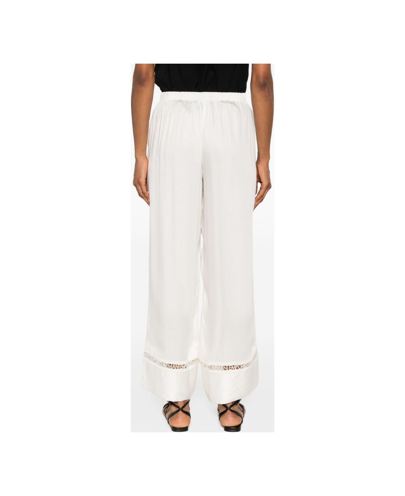 Emporio Armani Beach Trousers - White