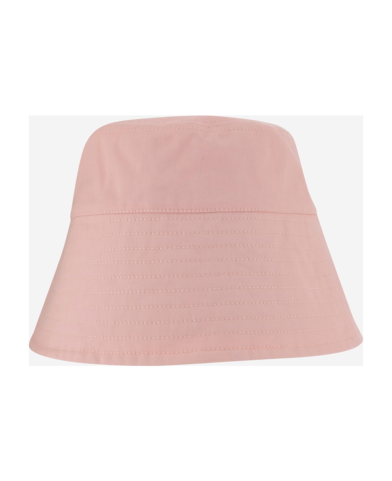 Patou Cotton Bucket Hat With Logo - Pink 帽子