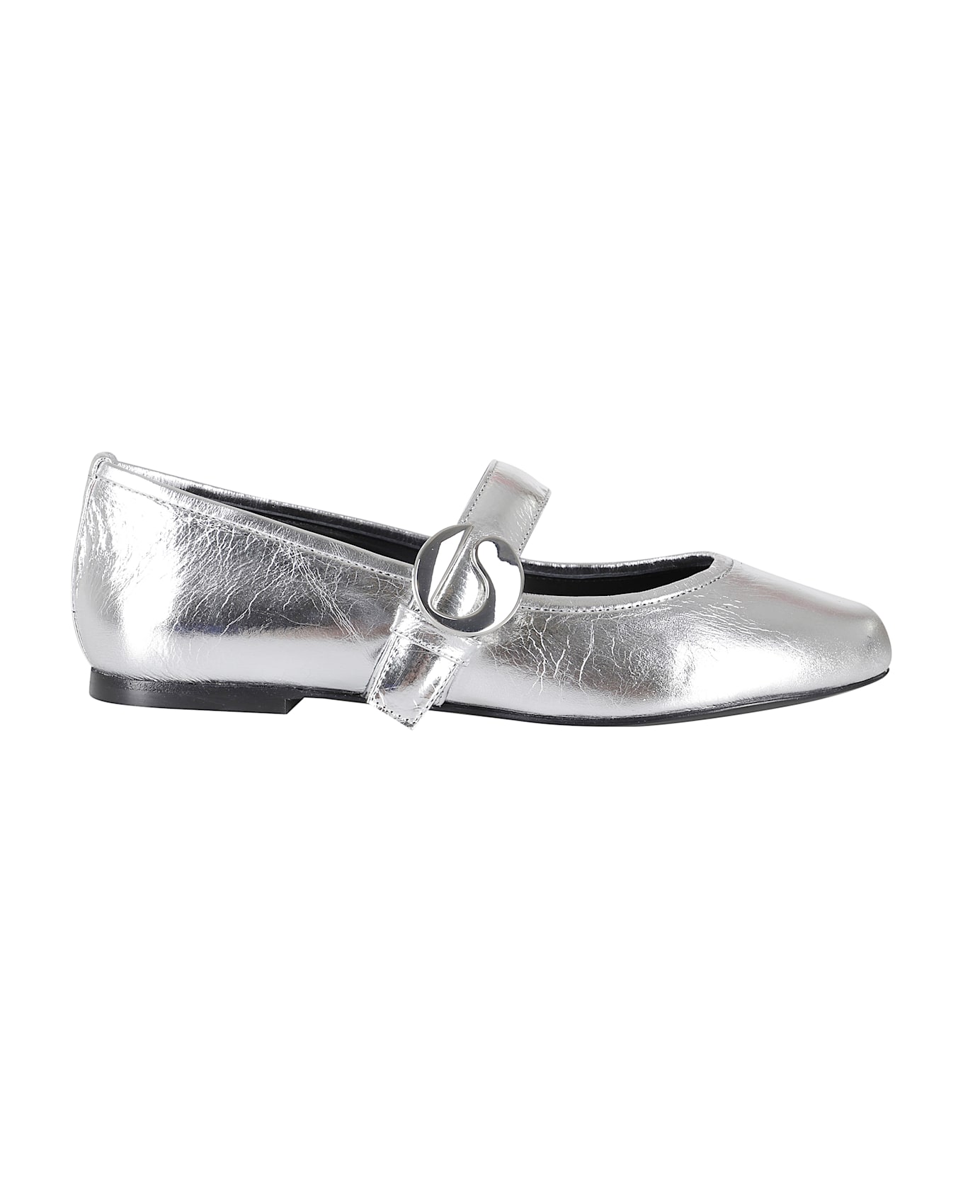フラットシューズ Coperni Ballerinas - Coperni - Synthetic - Black/Silver Ballerina Belt Flat – Coperni