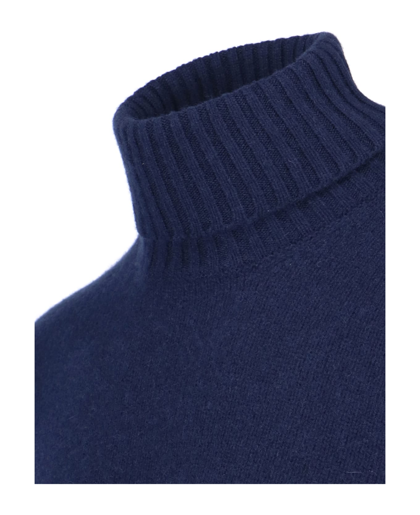 Drumohr Turtleneck Sweater - Blue