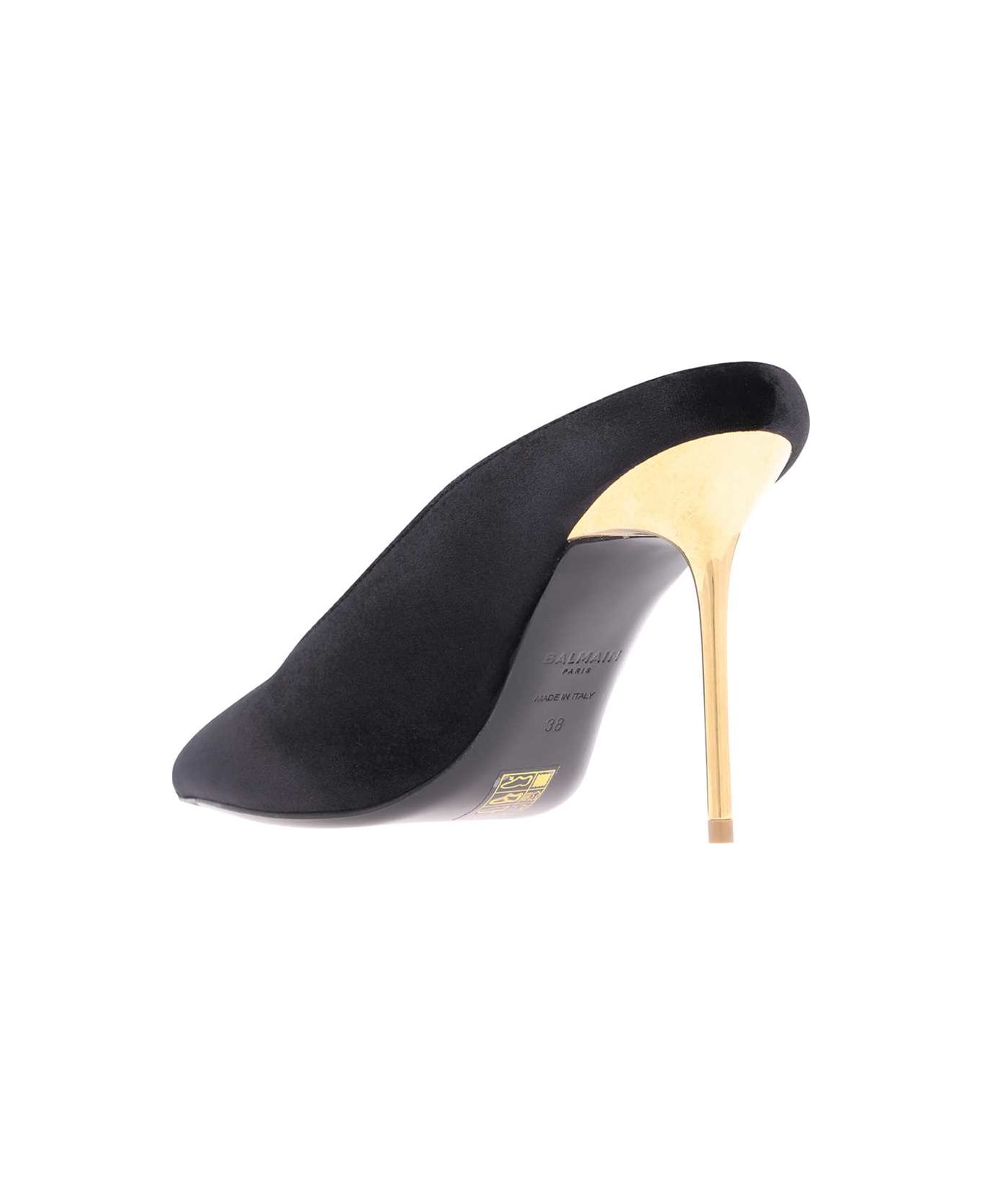 Balmain Velvet Pumps - black