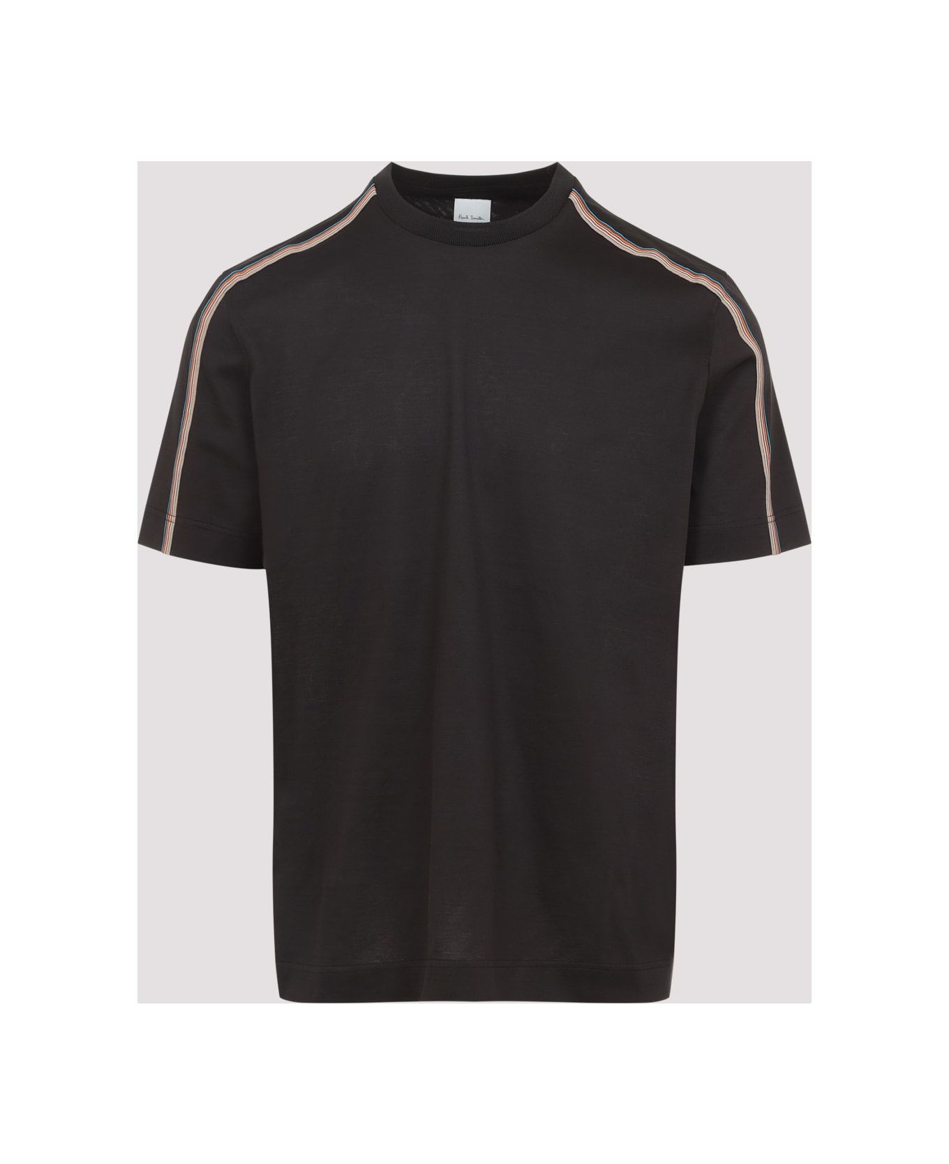 Paul Smith Stripe Tape Detail T-shirt - Mud