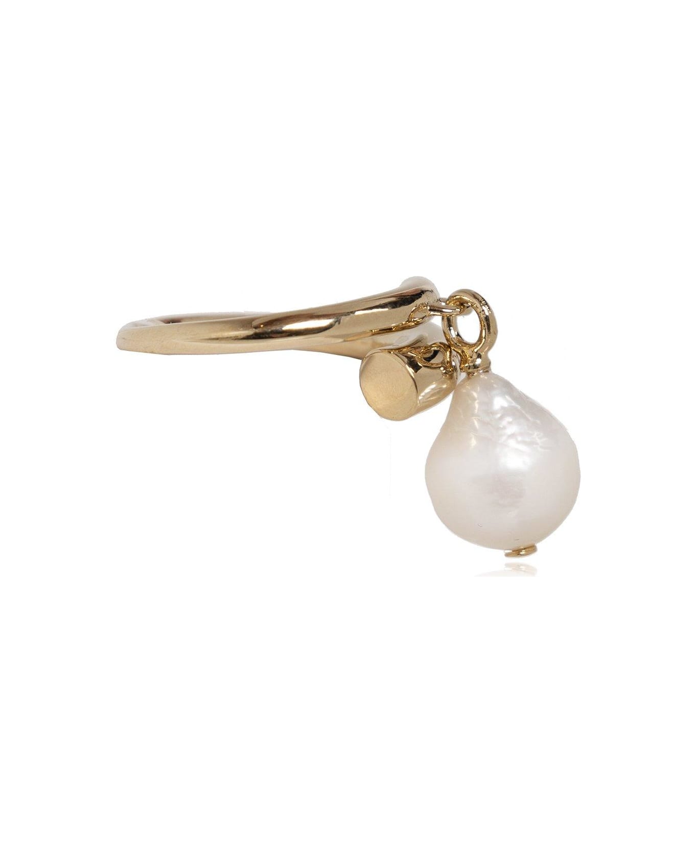 Chloé Darcey Pearl Embellished Ring - Oro