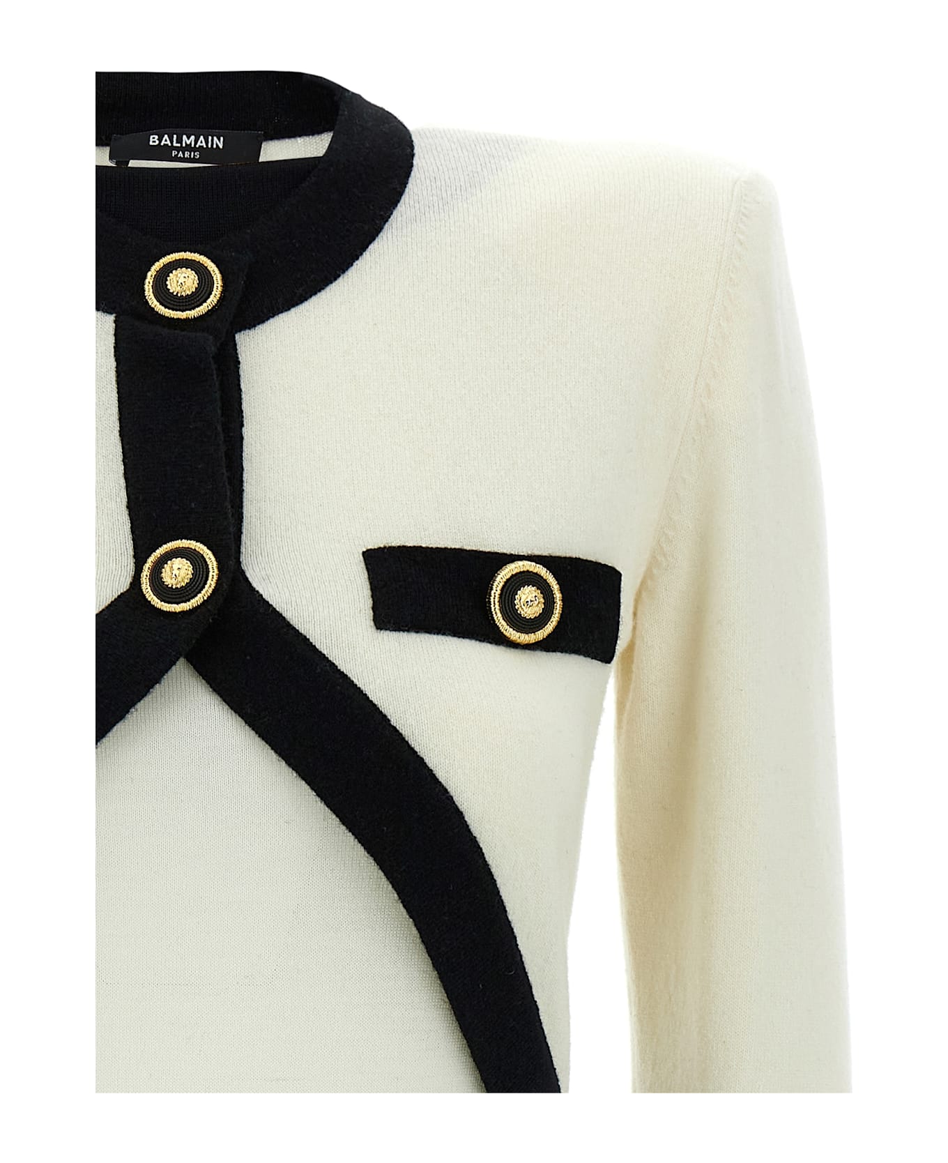 Balmain 
filo Leone Catena
 Dress - White/Black