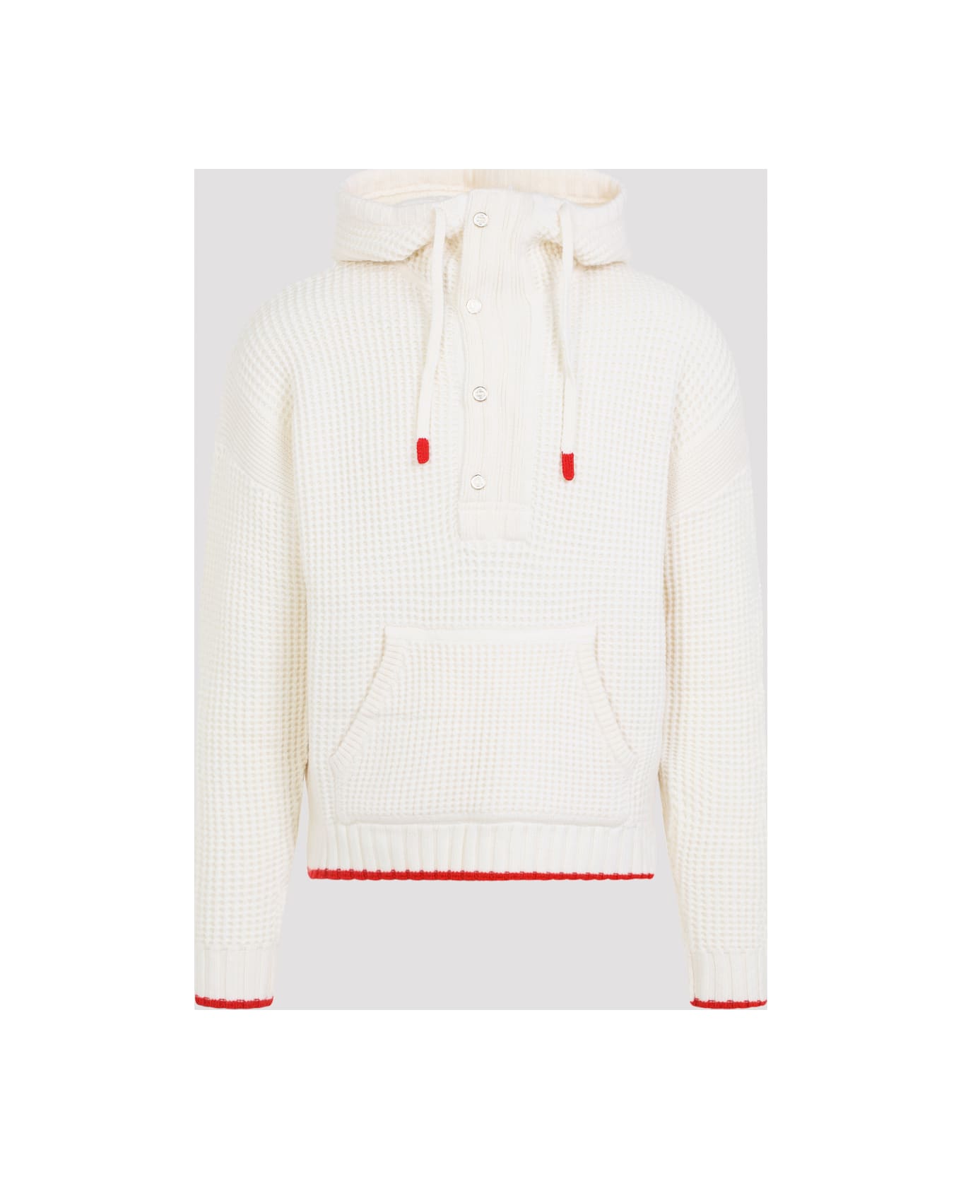 Casablanca Waffle Hoodie - White