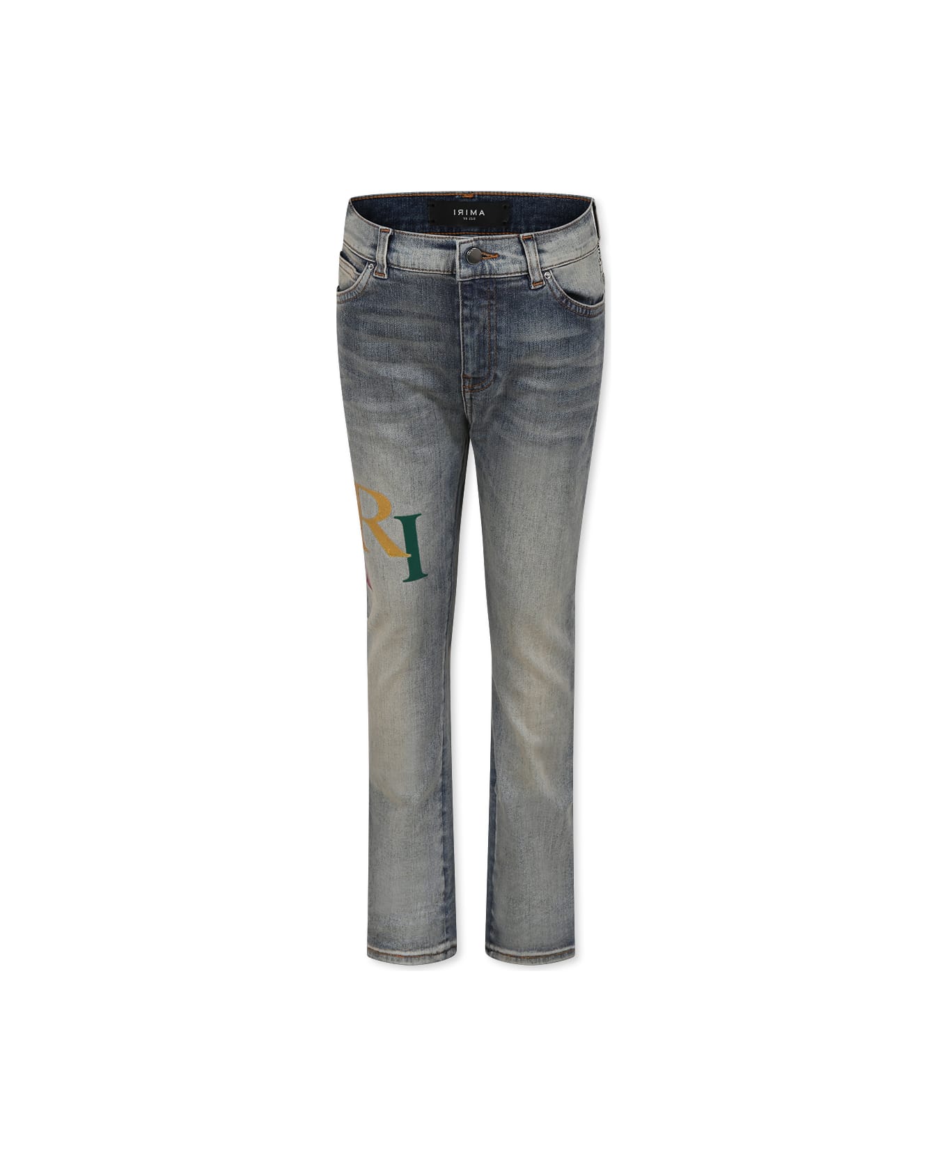 AMIRI Denim Jeans For Kids With Logo - Denim