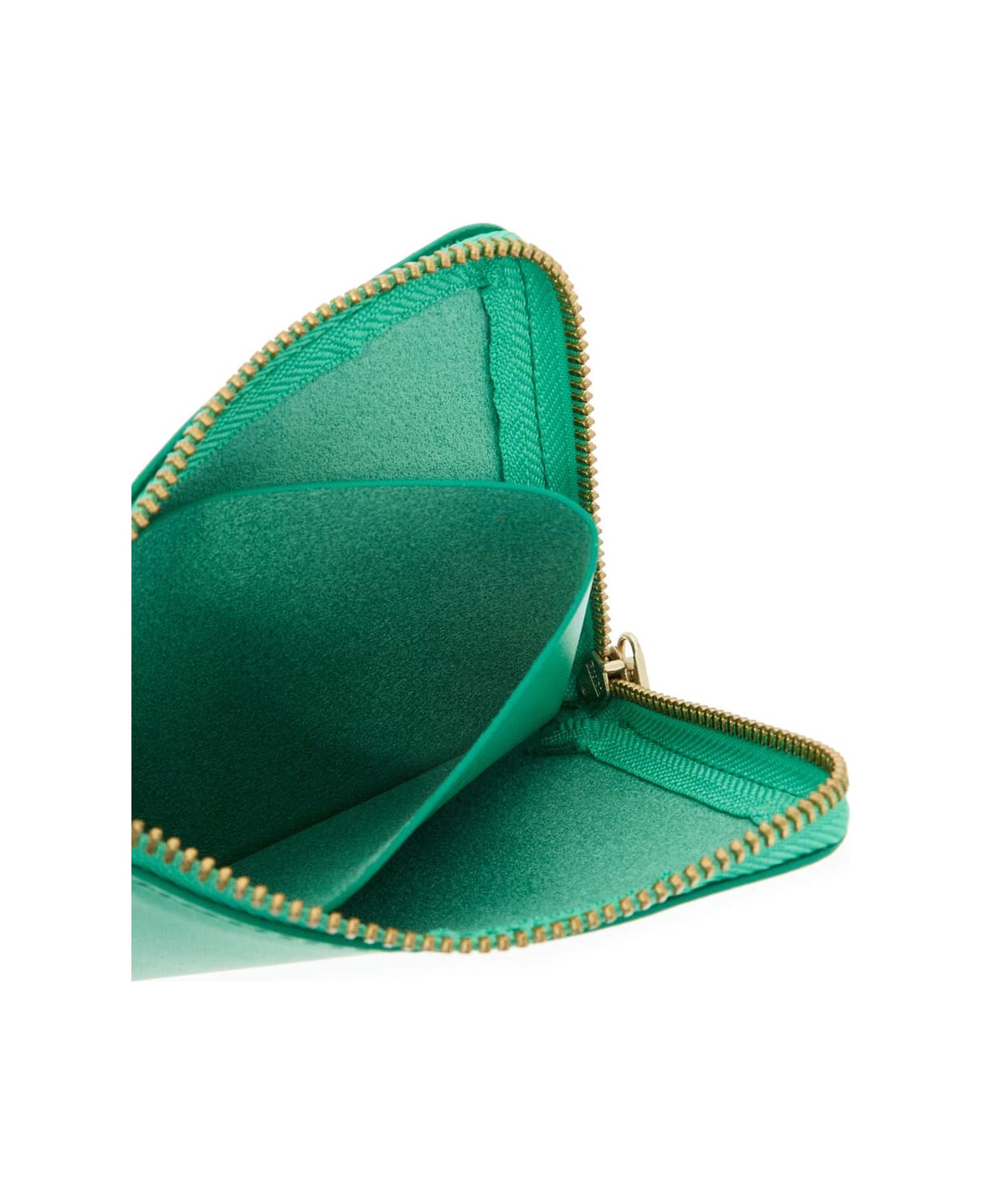 Comme des Garçons Wallet Zip Around Wallet Portfolio - GREEN (Green)