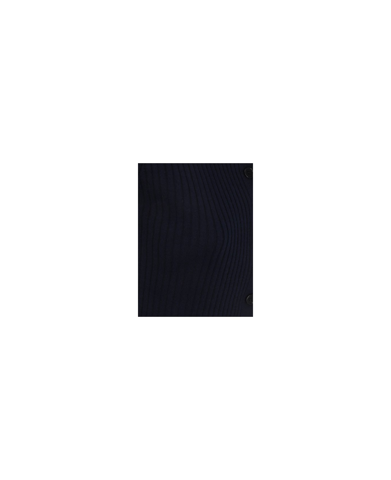 Chloé Ribbed-knit Long Sleeved Top - Blue