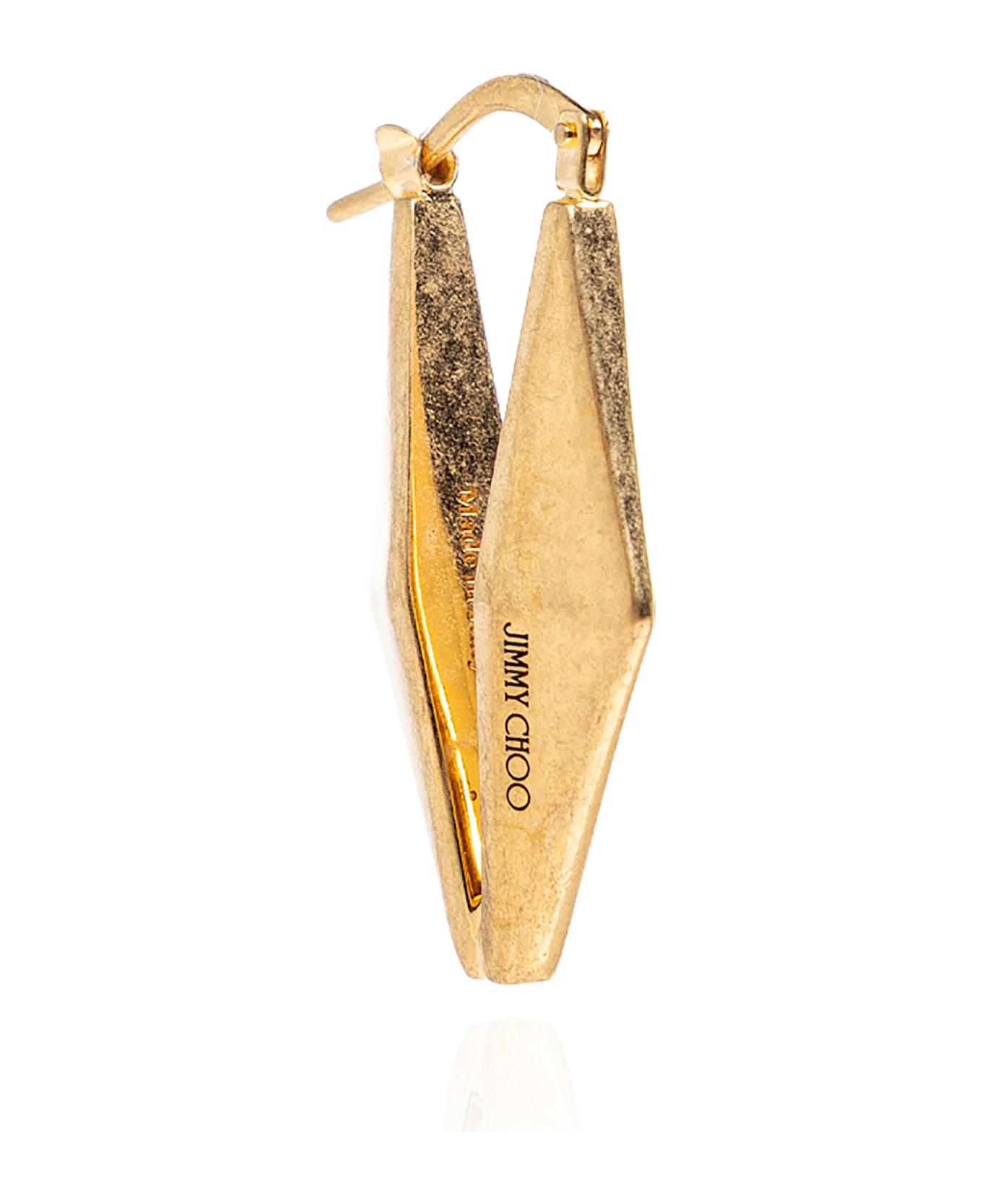 Jimmy Choo Earrings With Engraved Logo