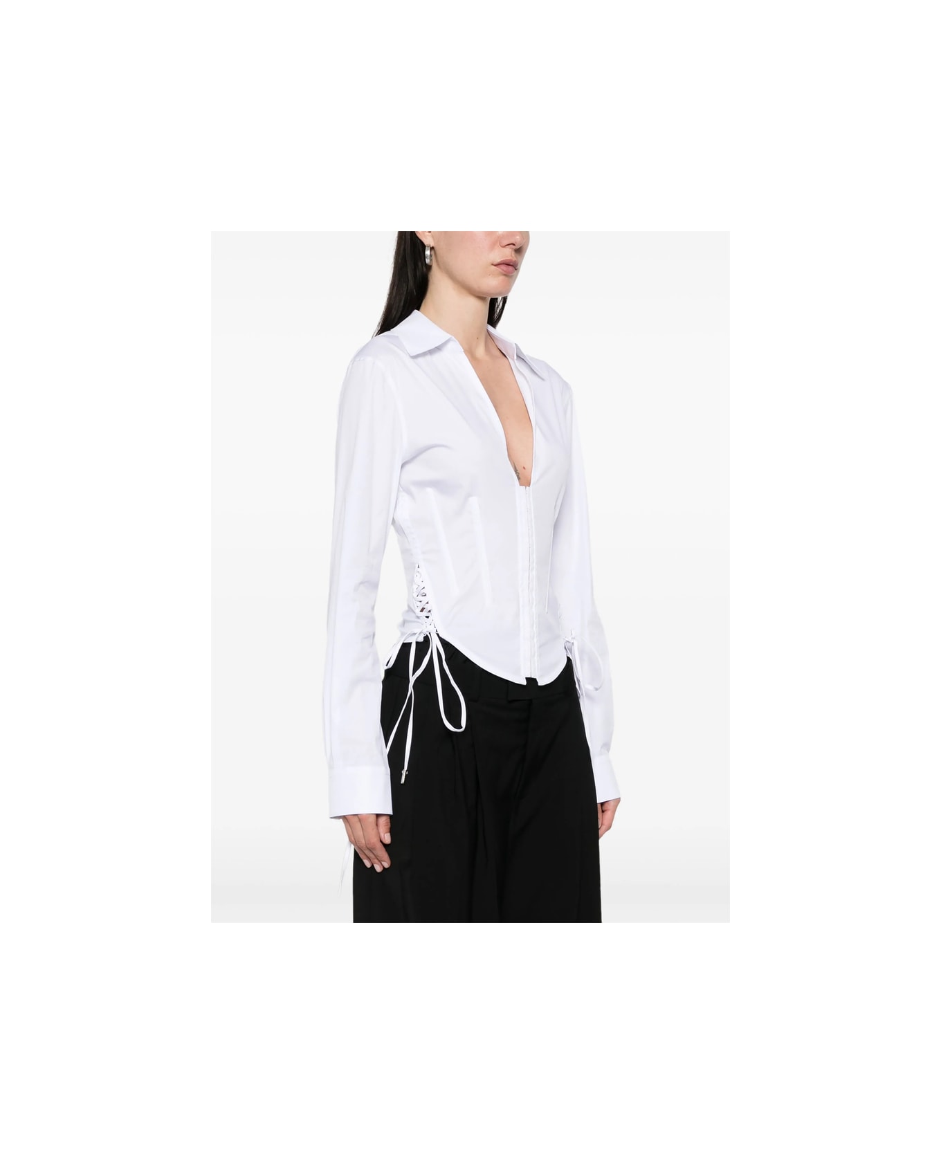 Mugler Top - WHITE