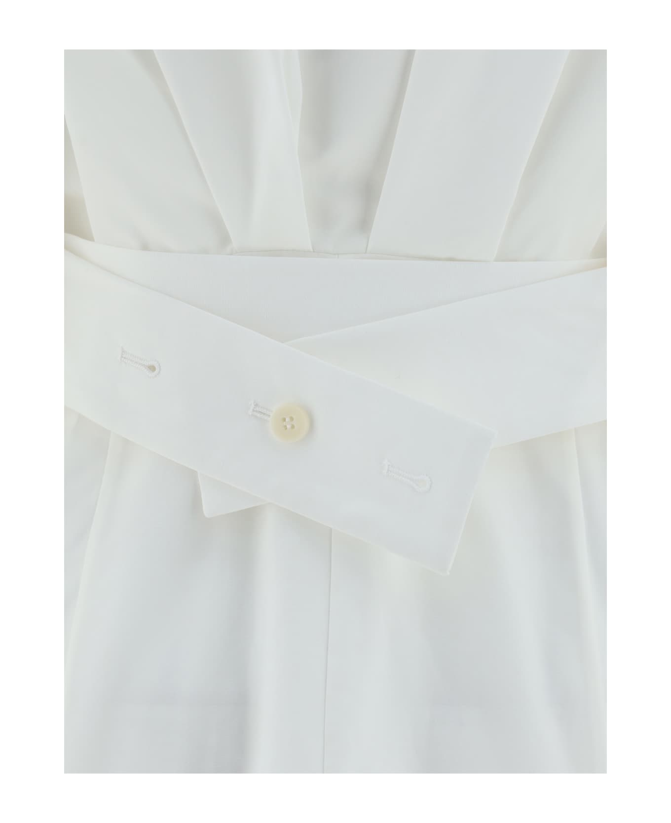 Jacquemus La Mini Robe Chemisier Dress - White