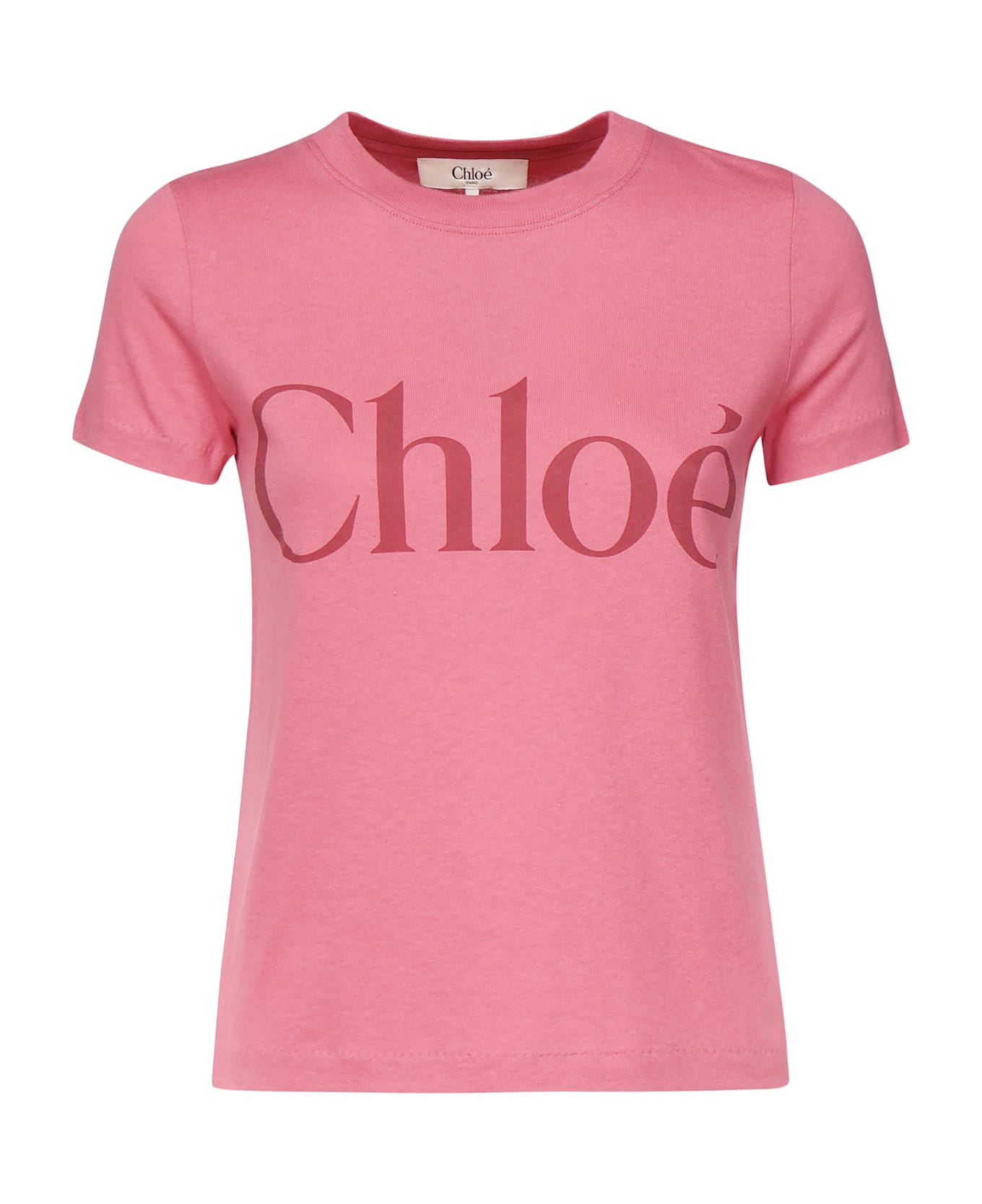 Chloé T-shirt With Logo - Pink