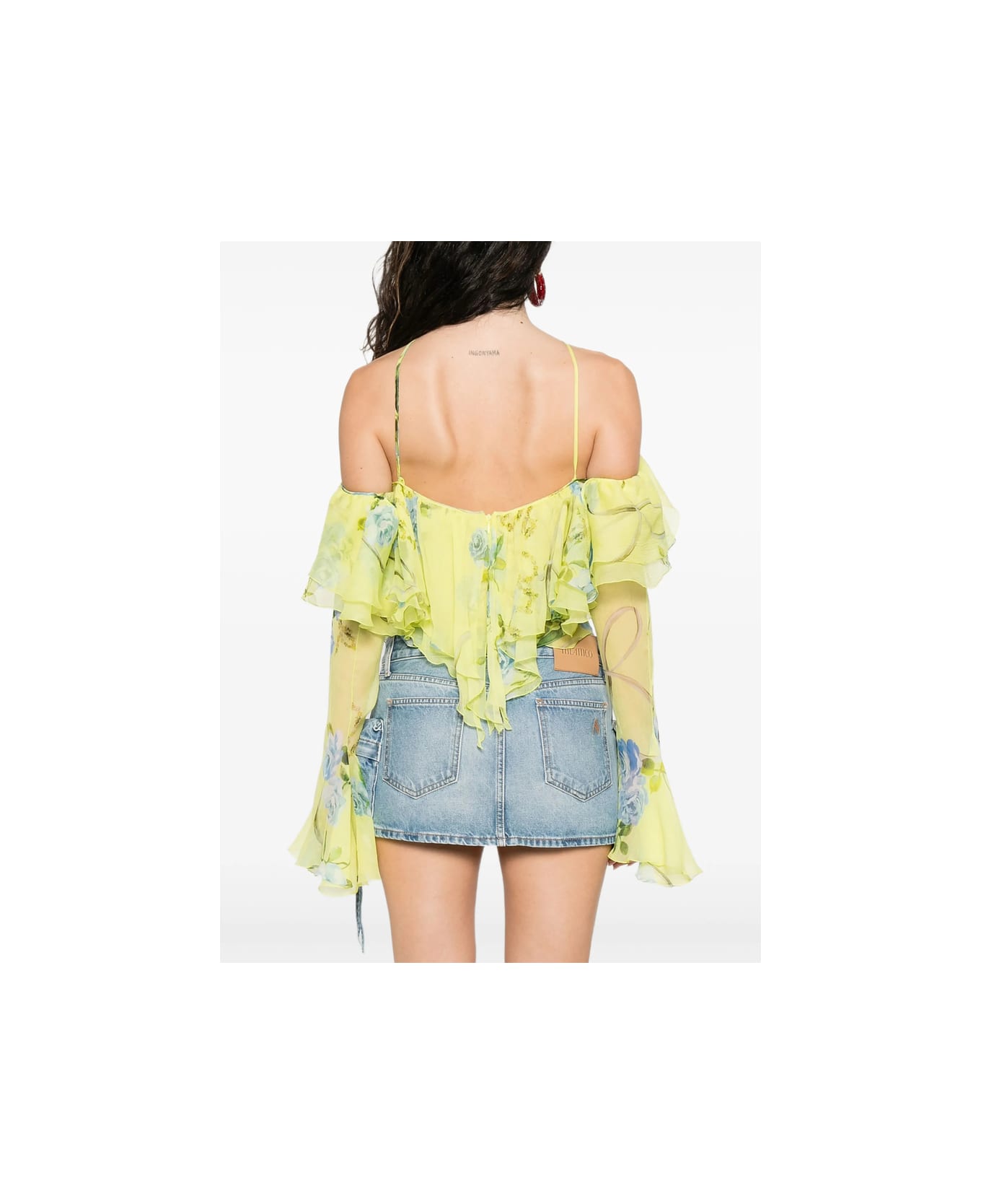 Blumarine Shirt - YELLOW/BLUE