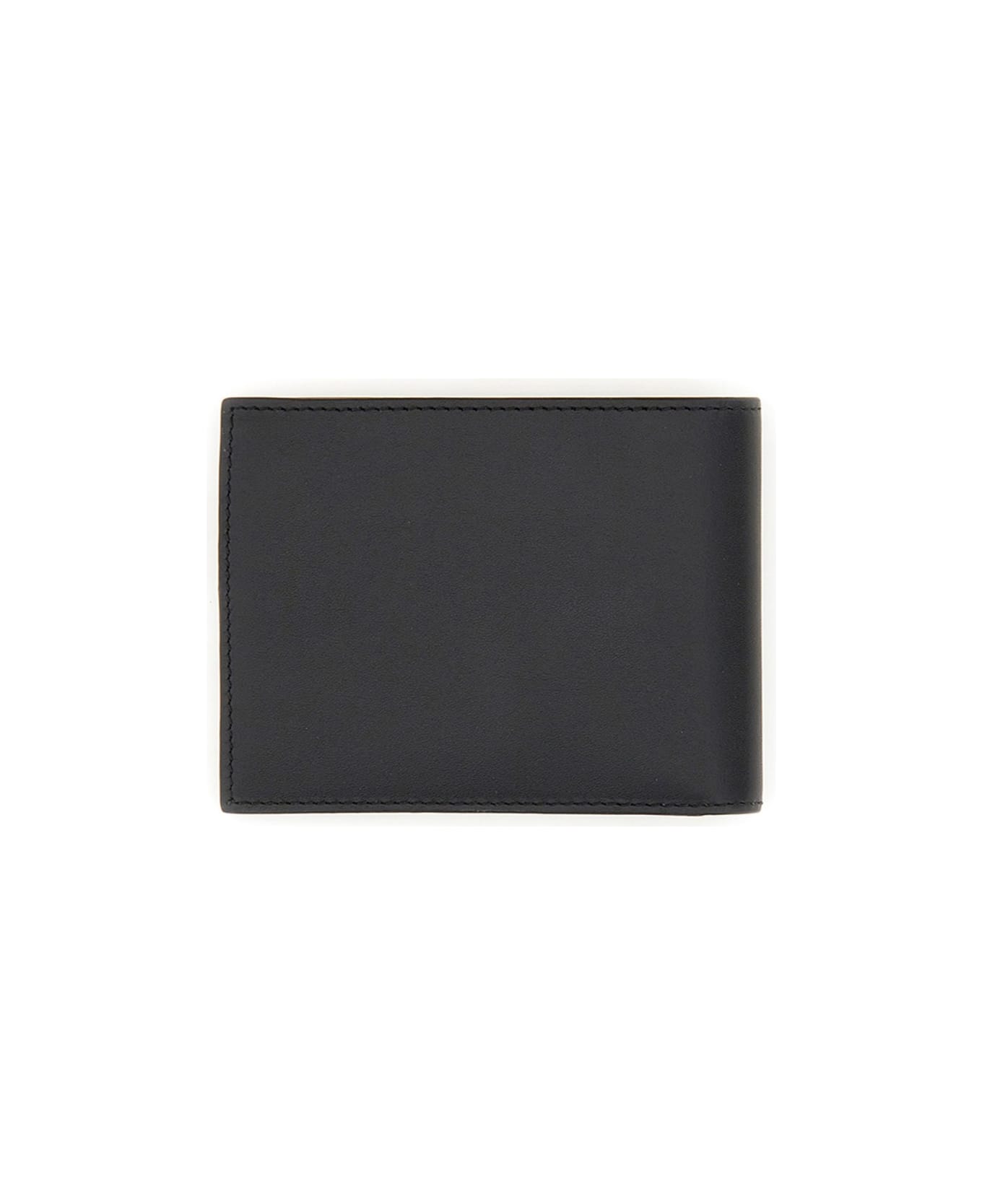 Paul Smith Bi-fold Leather Wallet - BLACK