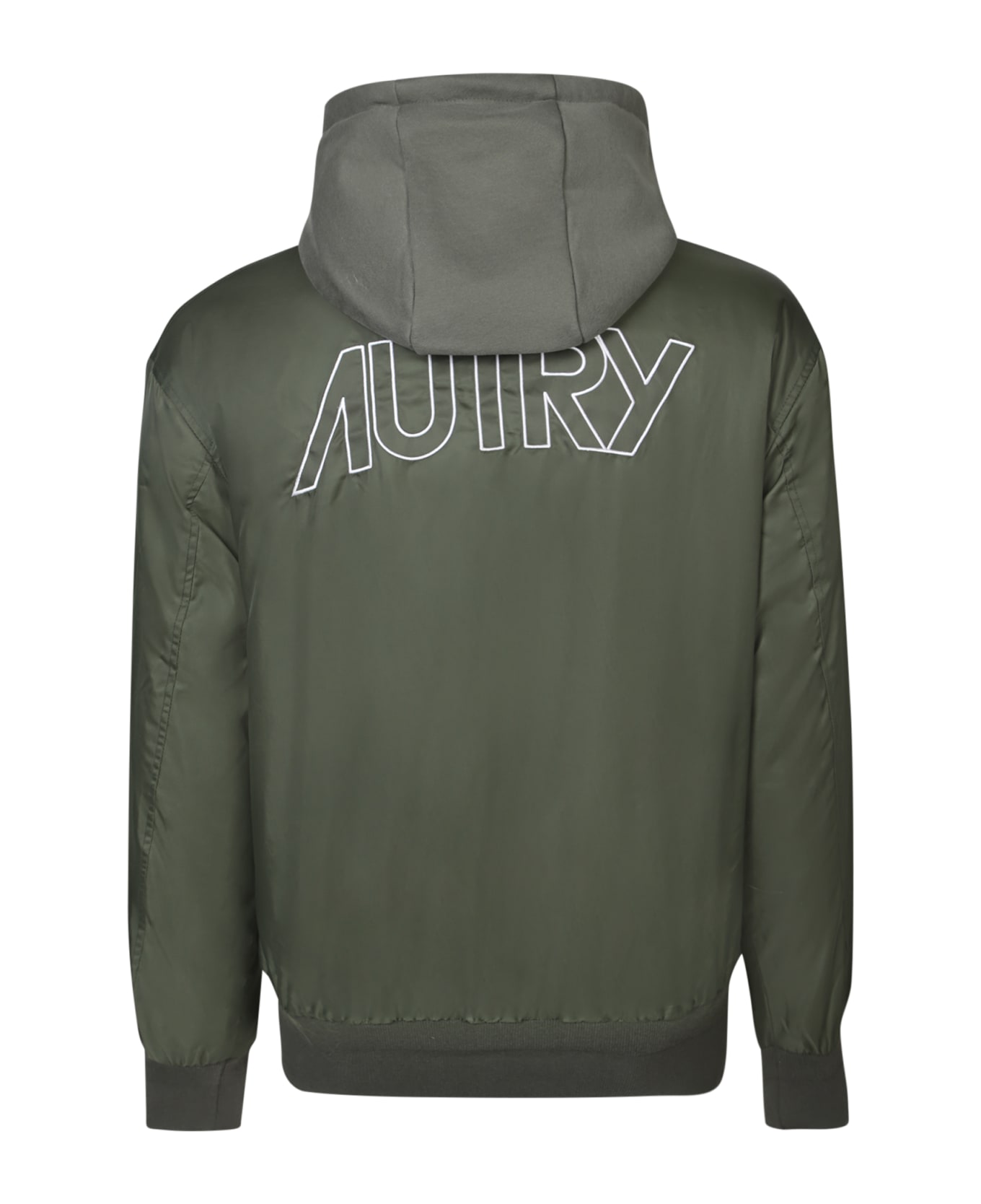 Autry Nylon Bomber Jacket - Green