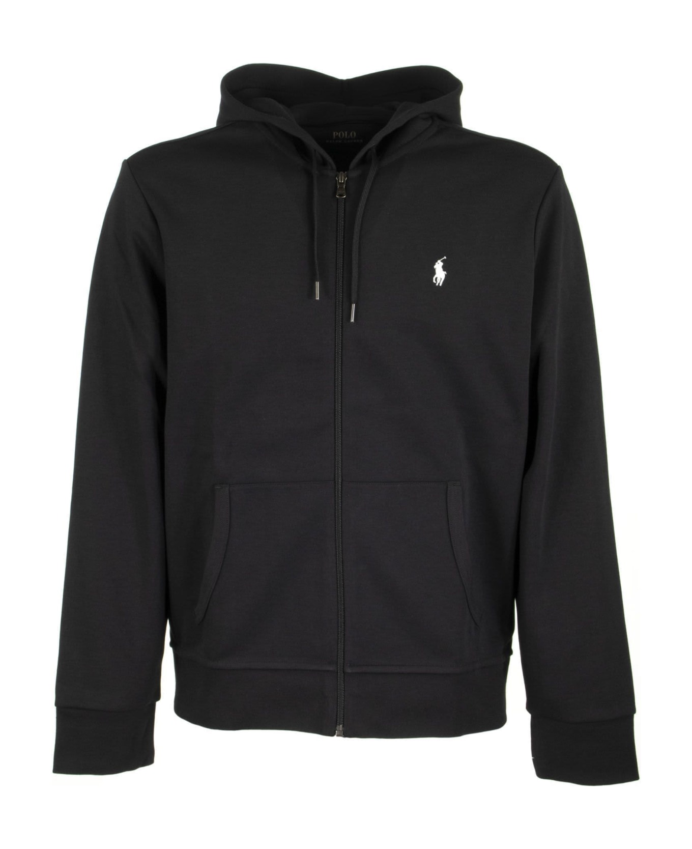Polo Ralph Lauren Double-knitted Hoodie - Black