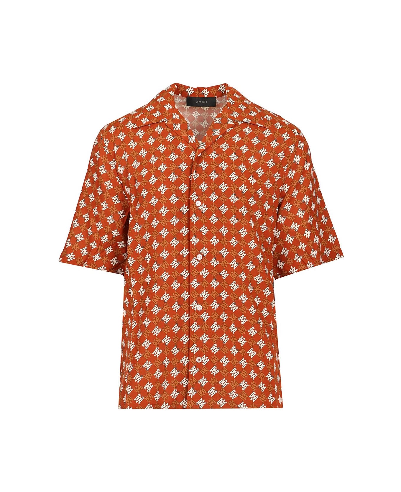 AMIRI Short-sleeved Viscose Shirt - Orange