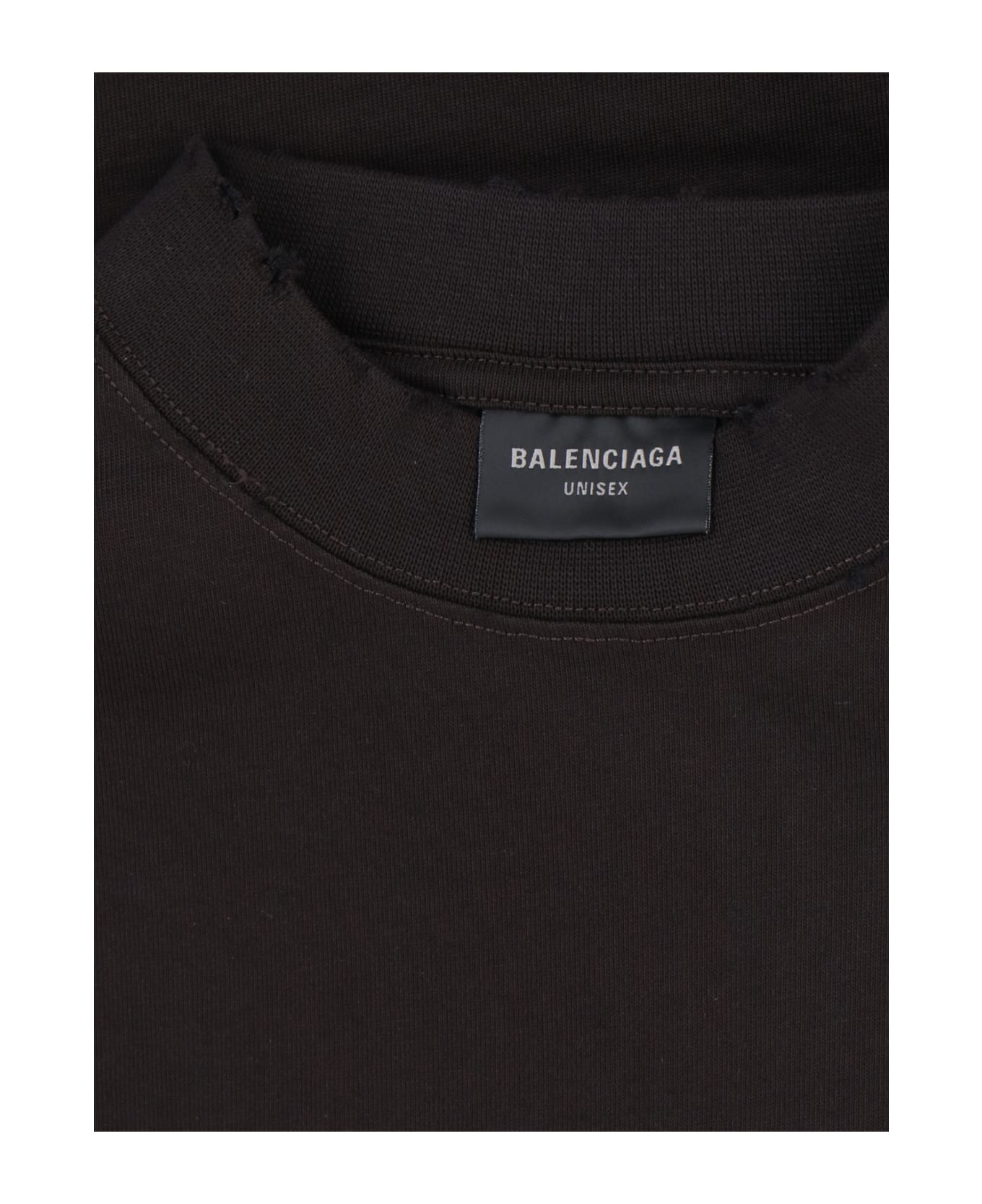 Balenciaga 'nologo' Oversize T-shirt - Black  