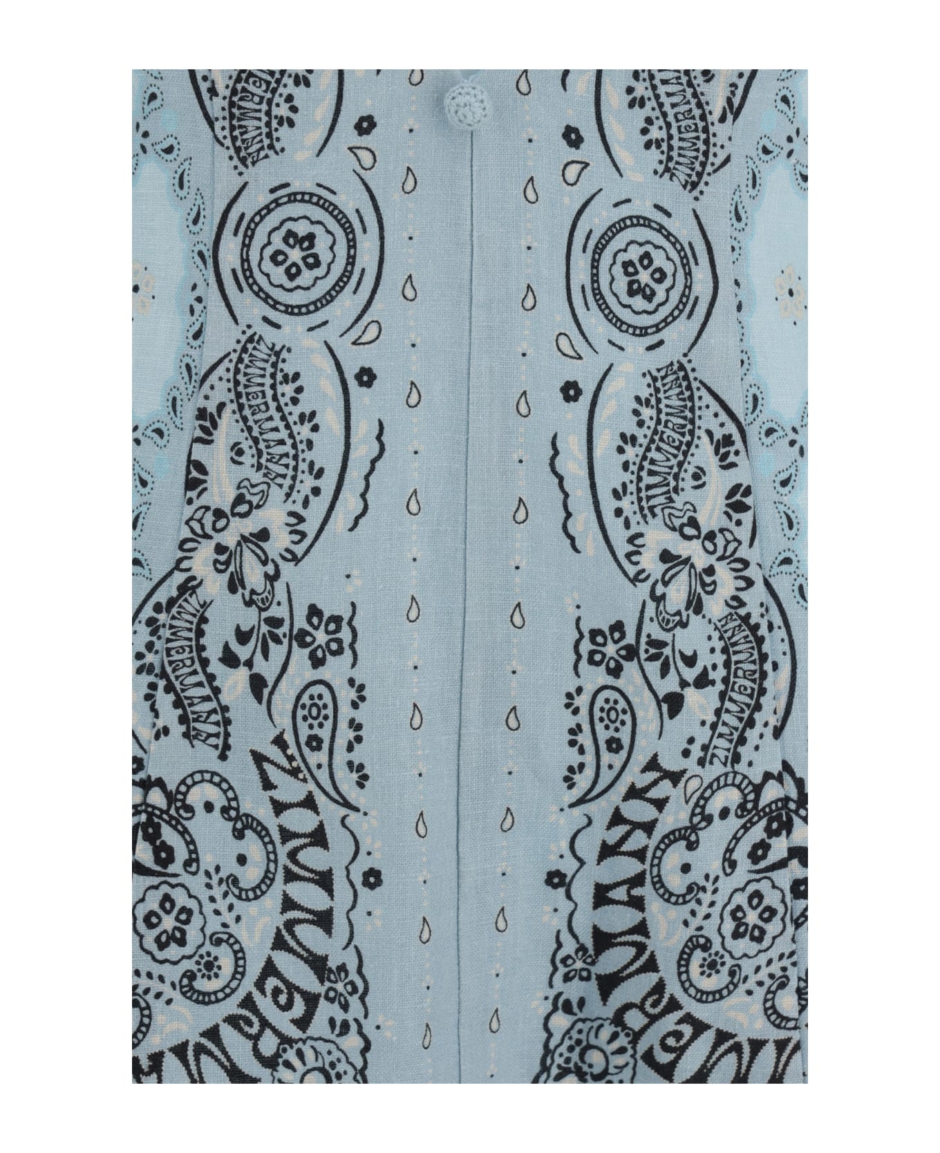 Zimmermann Keyhole Dress - Blue Bandana