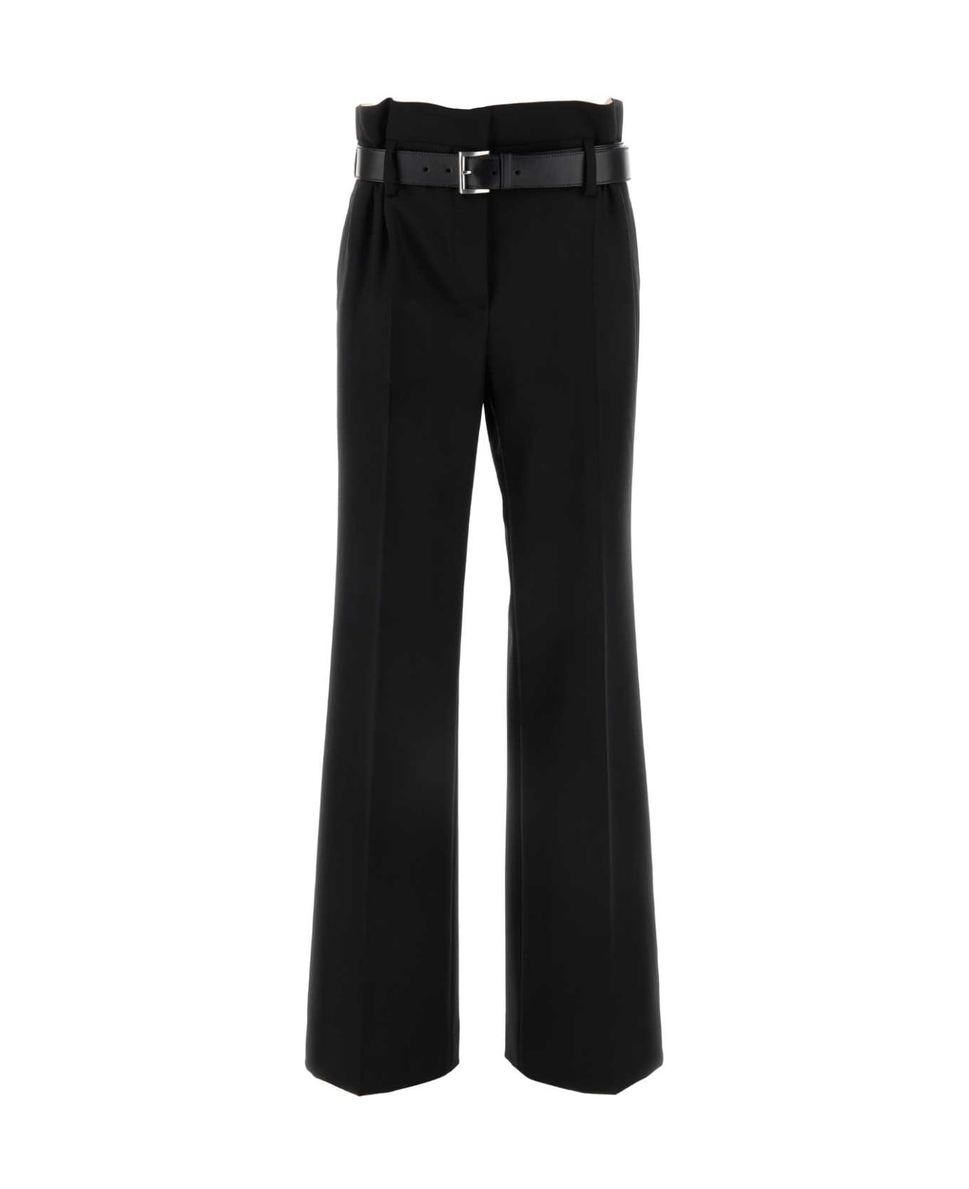 Prada Black Gabardine Pant - NERO