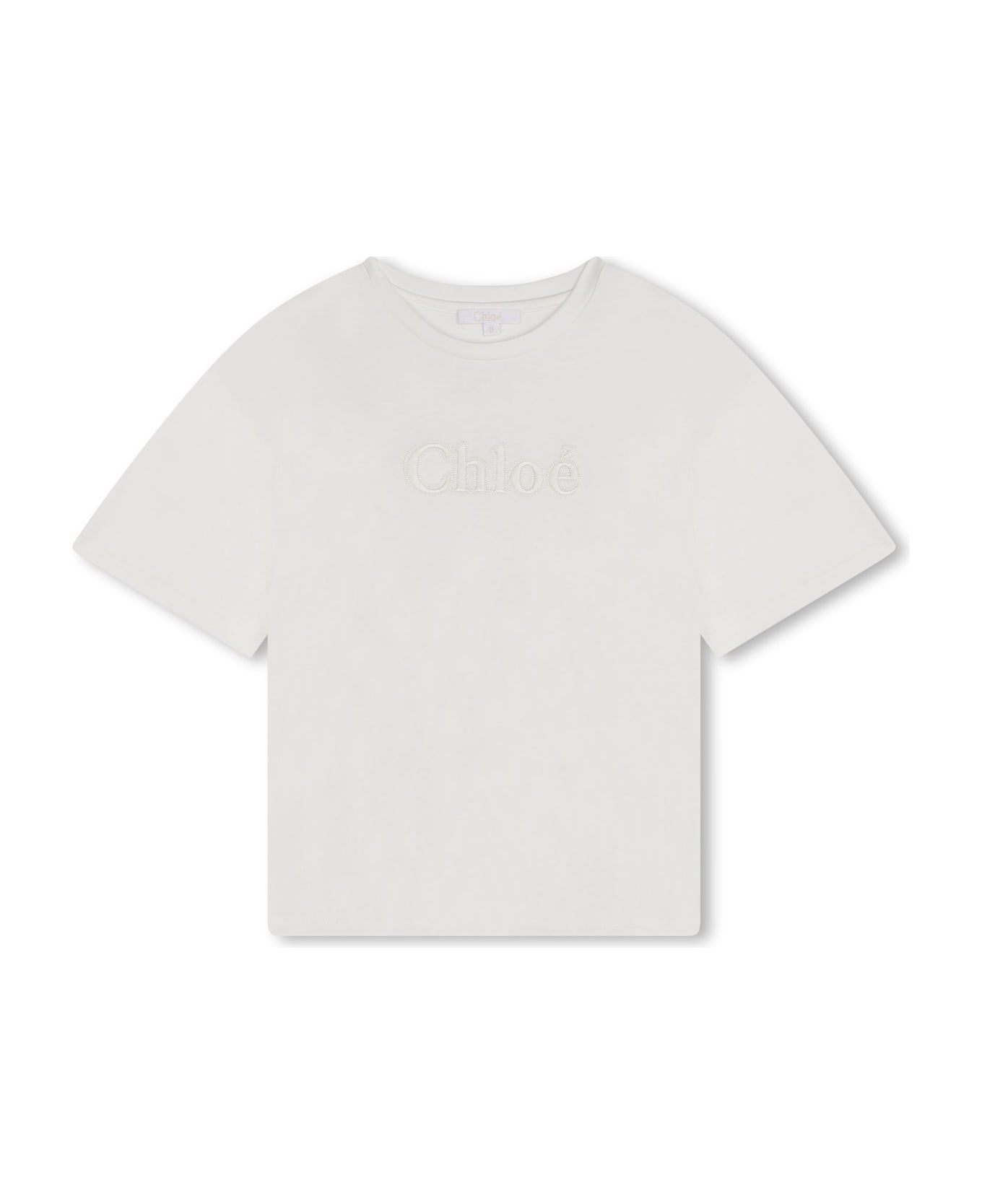 Chloé T-shirt Con Stampa - White