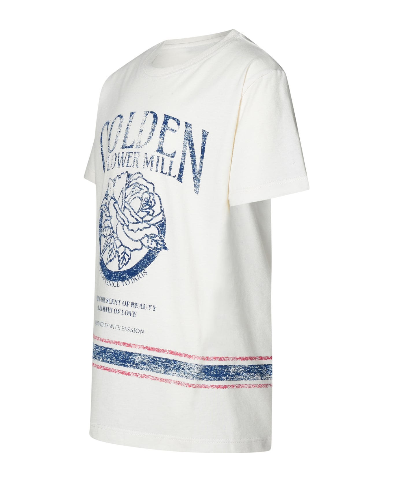 Golden Goose Ivory Cotton T-shirt - Avorio