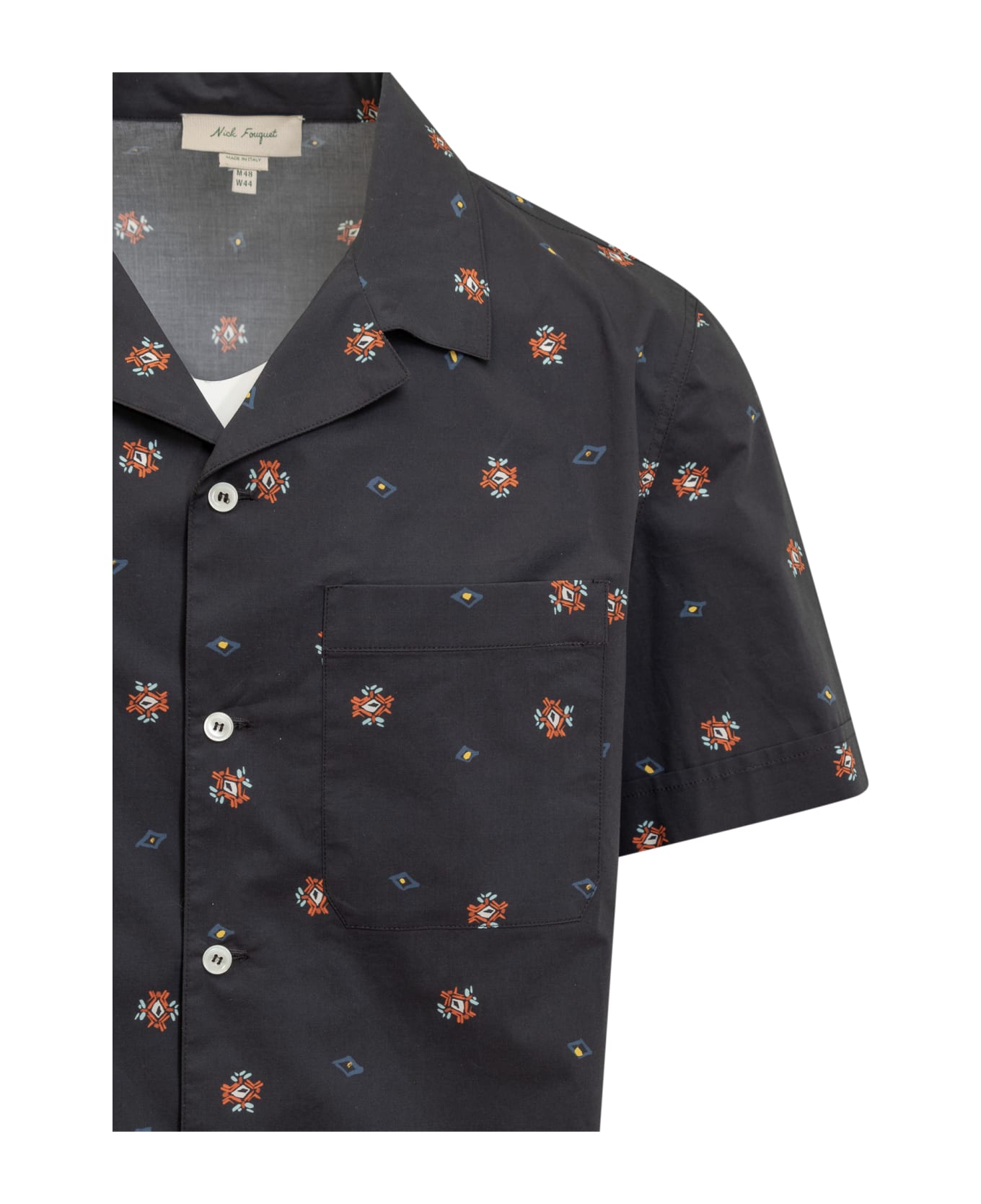 Nick Fouquet Shirt With Print - BLUE シャツ