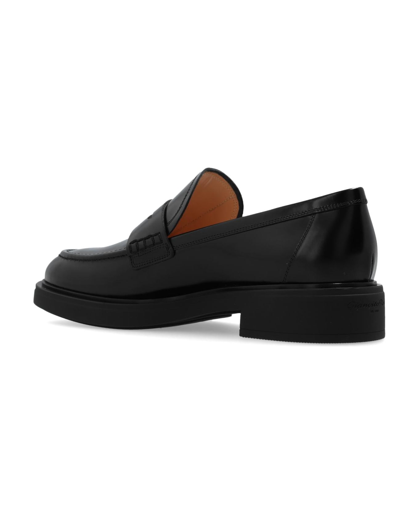 Gianvito Rossi Shoes Harris Type Loafers - Nero