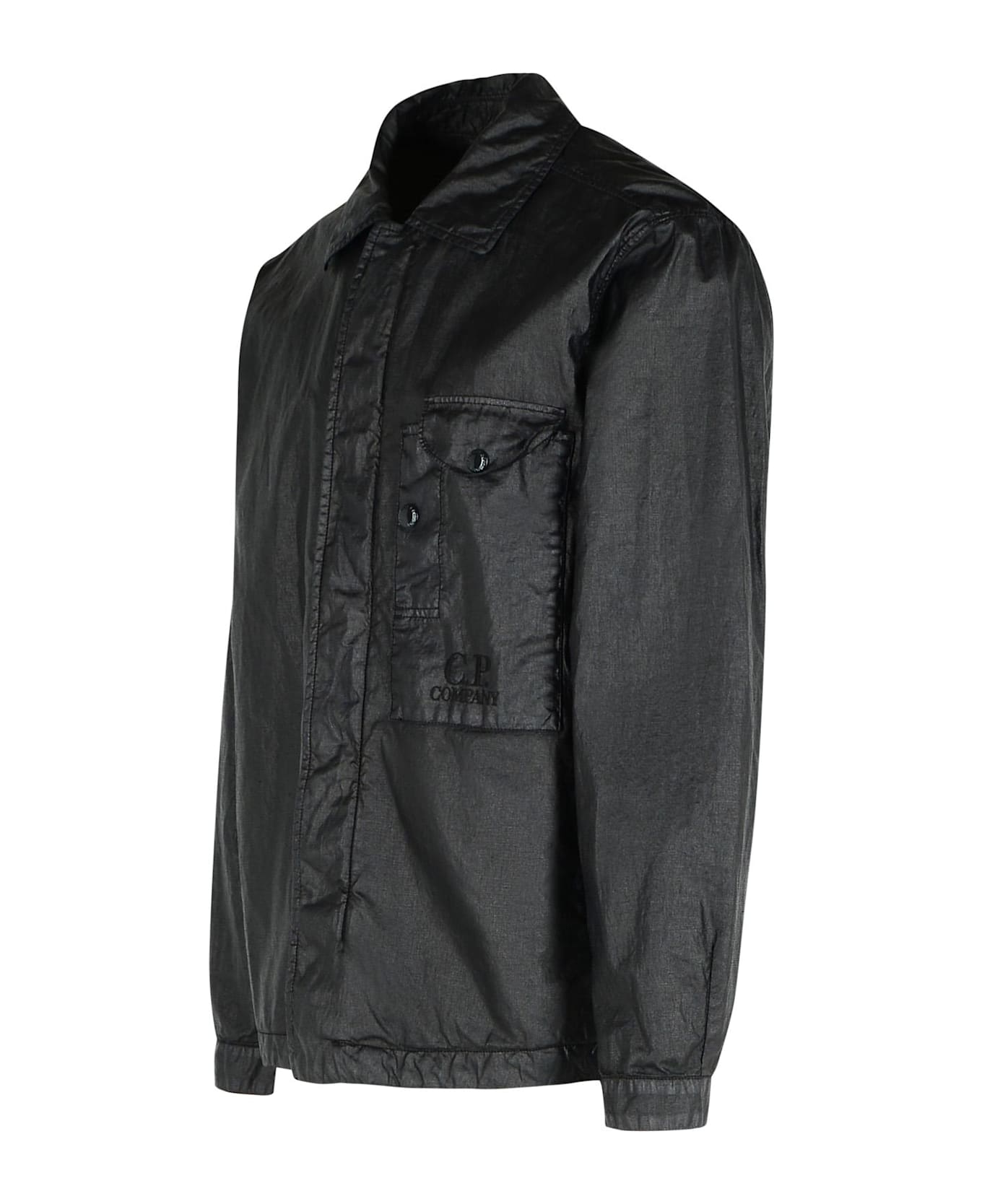 C.P. Company Black Linen Shirt - Black
