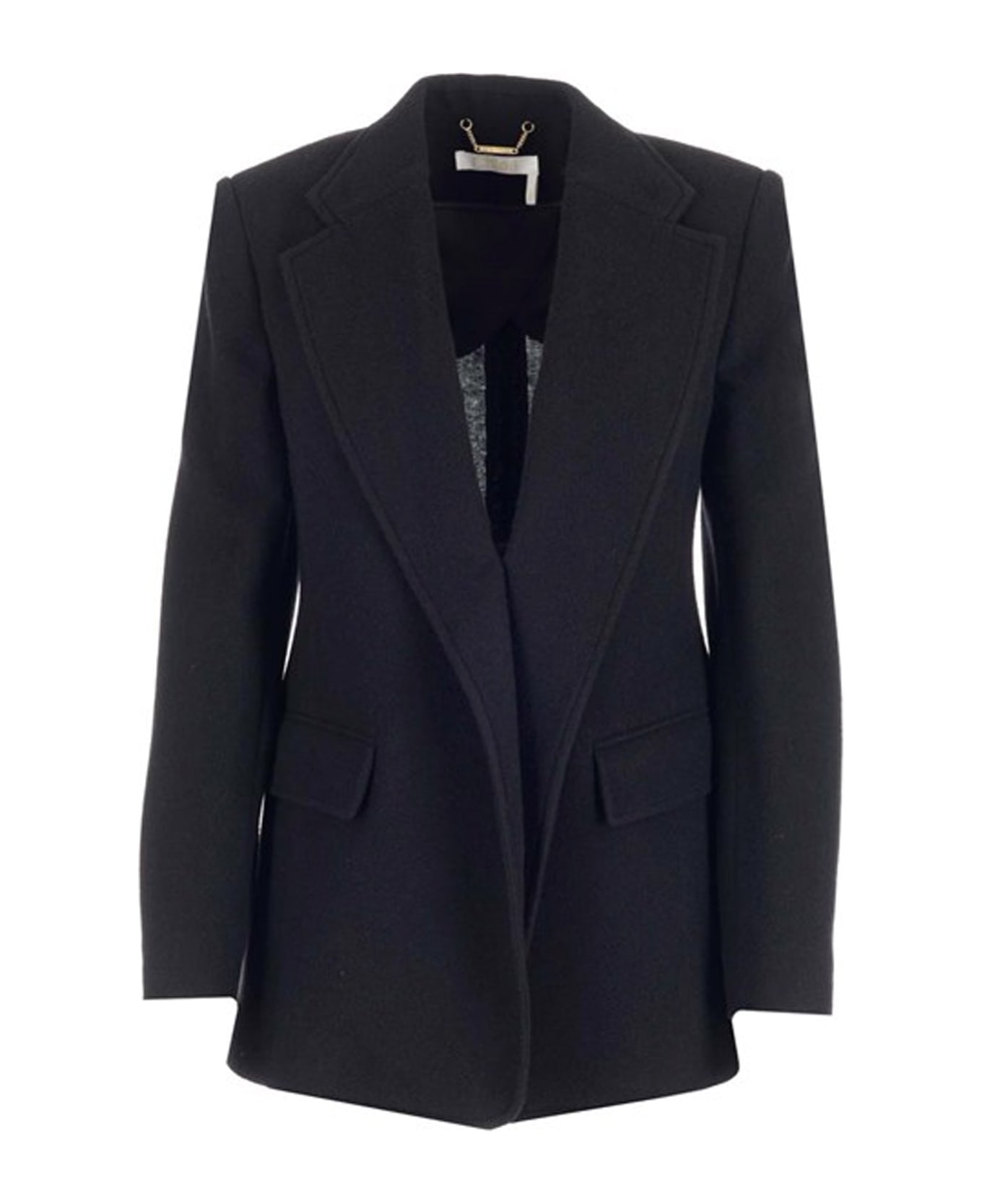 Chloé Wool And Cashmere Blazer - Black コート