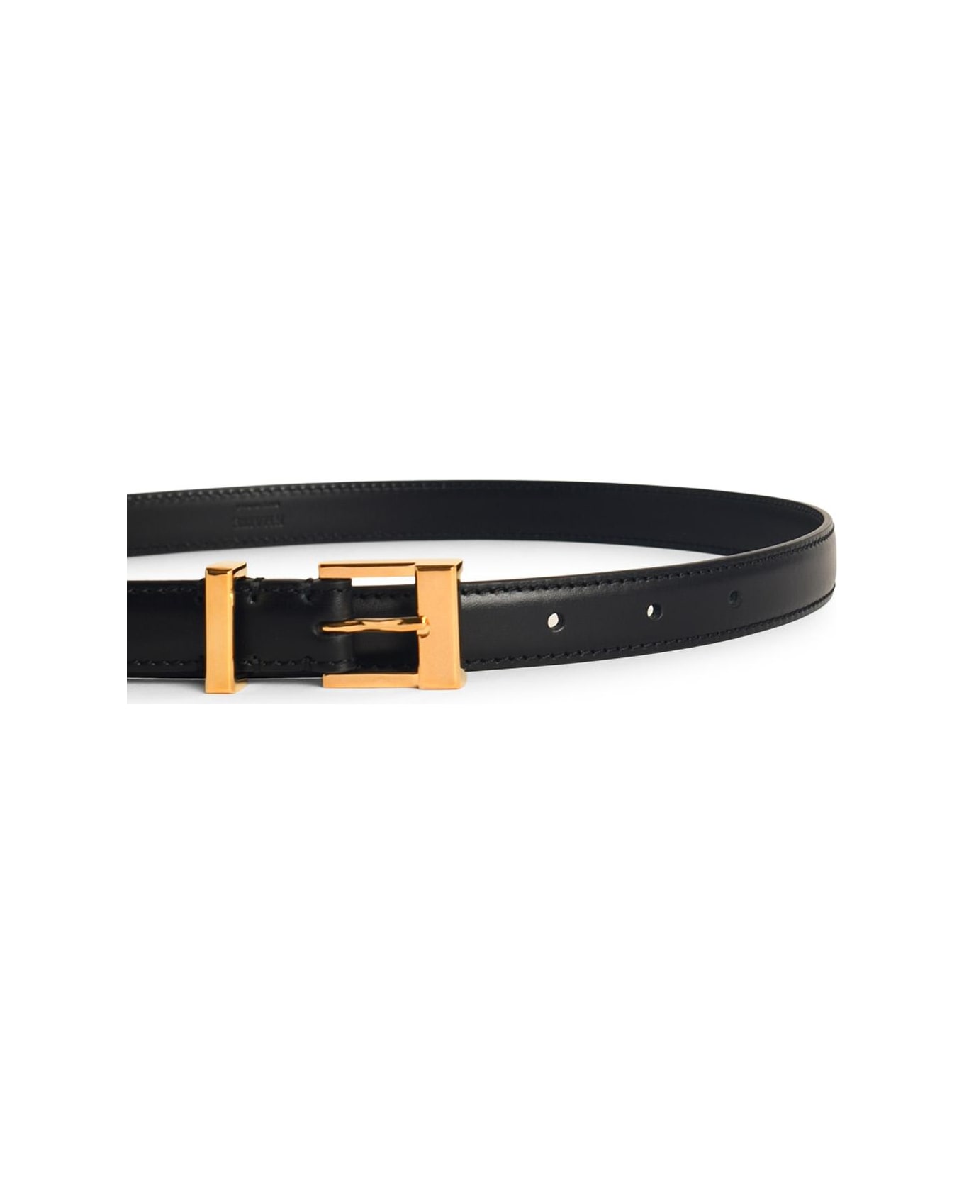 Khaite 
manhattan
 Black Leather Belt - BLACK