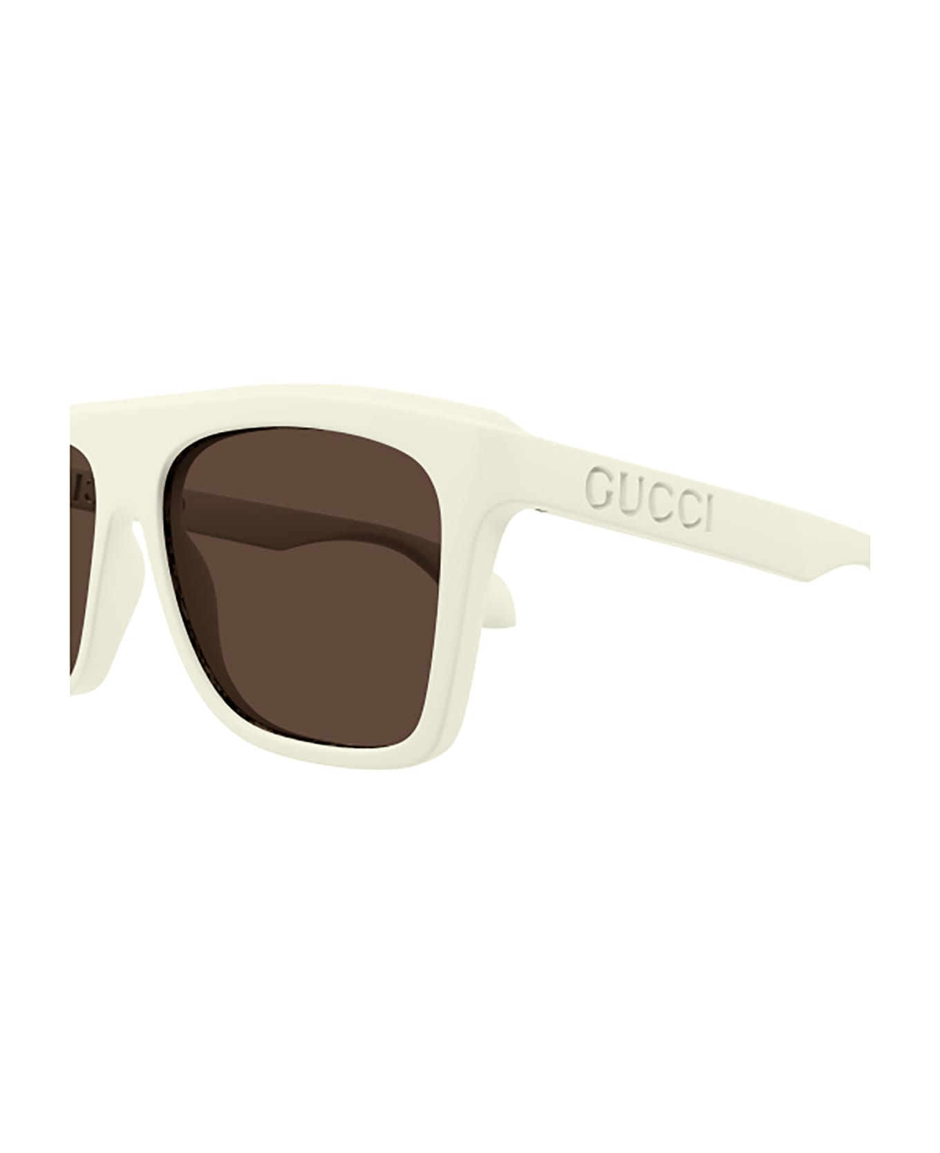 Gucci Eyewear GG1570S Sunglasses - White White Brown