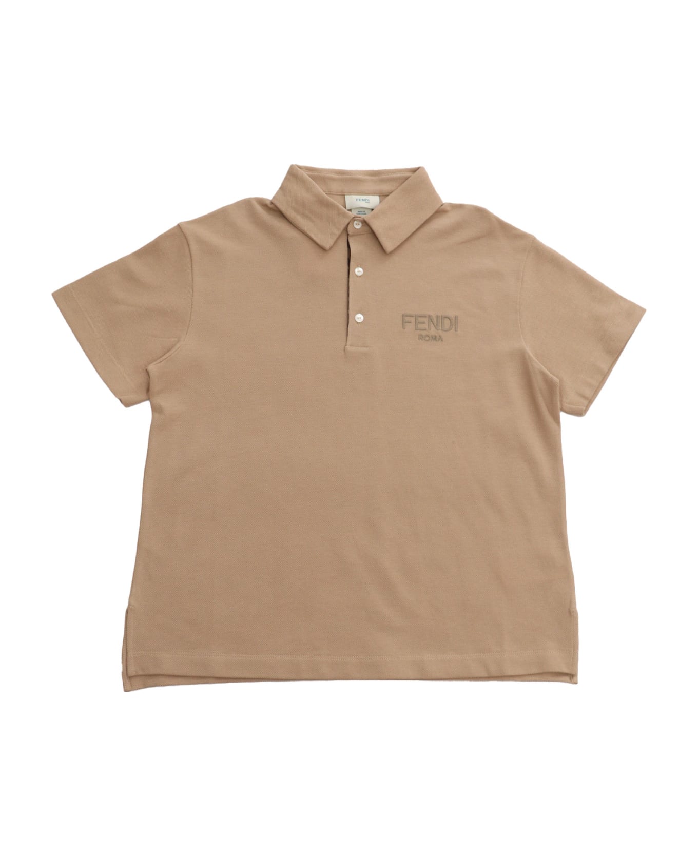 Fendi Brown Polo - BEIGE Tシャツ＆ポロシャツ