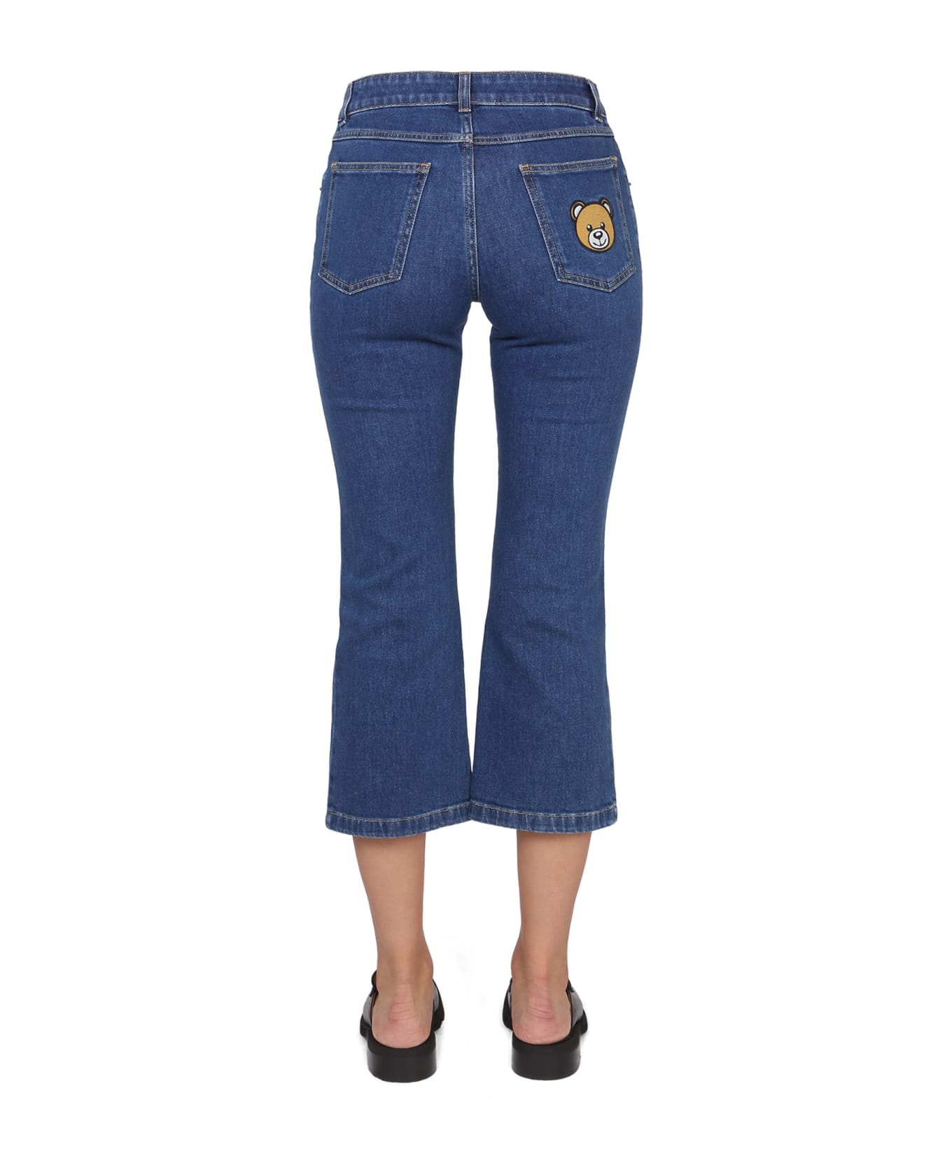 Moschino Cropped Jeans - BLU